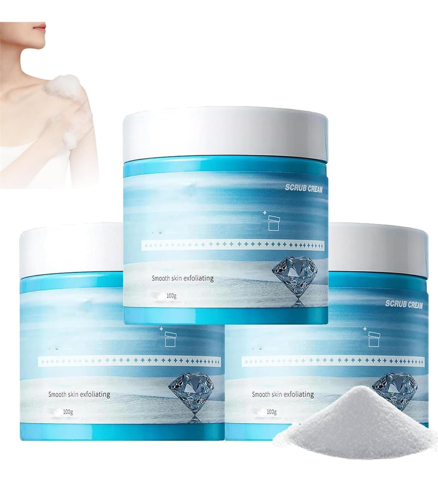 Crystal Bath Scrub Sea Salt Body Scrub Natural Salt Body Scrub Exfoliating Sea Salt Body Scrub Deep Cleansing & Gentle Exfoliation - Buy Online on GoSupps.com