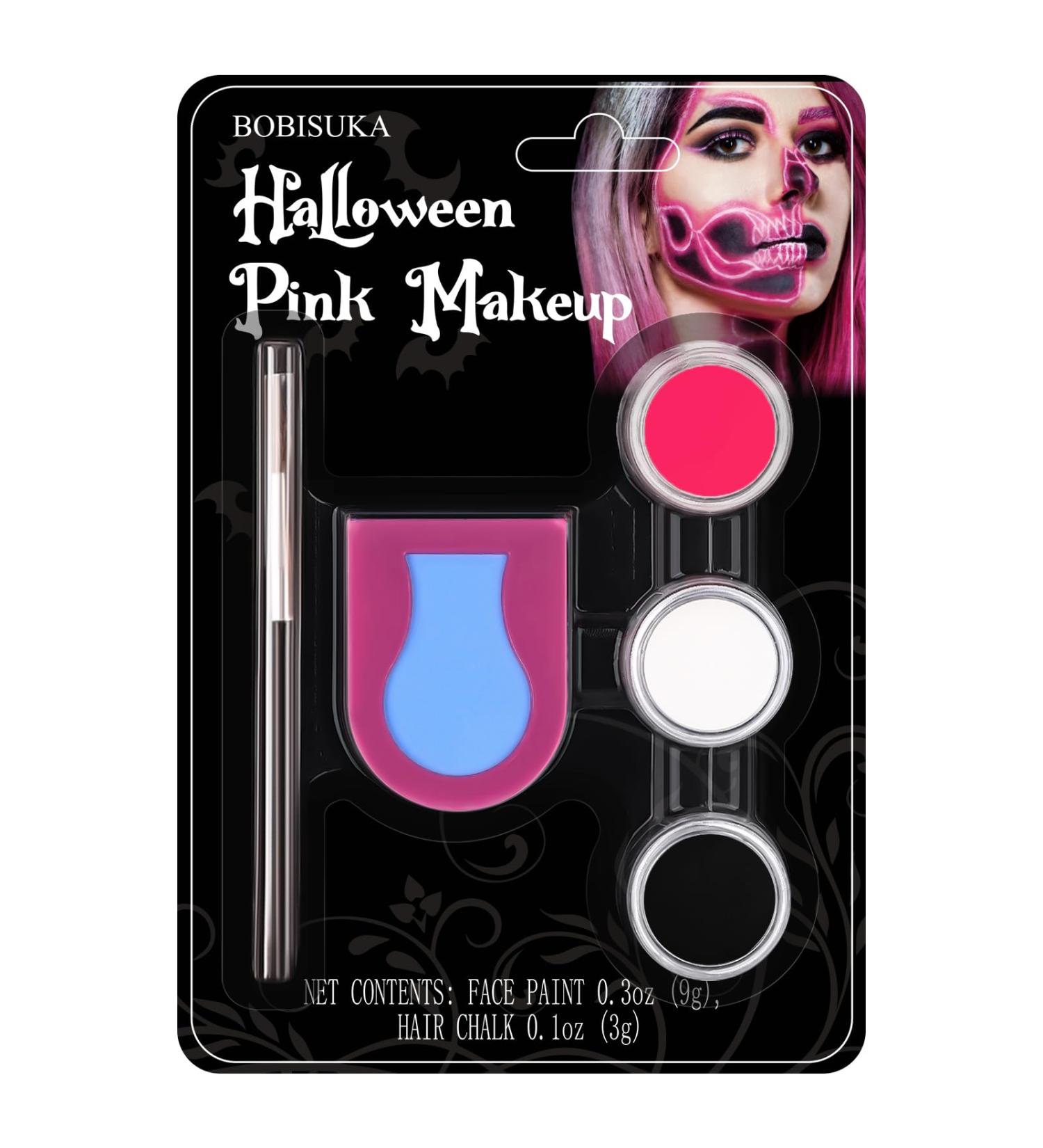 Ultimate Halloween Makeup Kit | Tri-Color Face Paint Hair Chalk & Neon Body Paint for SFX & Cosplay - Buy Online on GoSupps.com