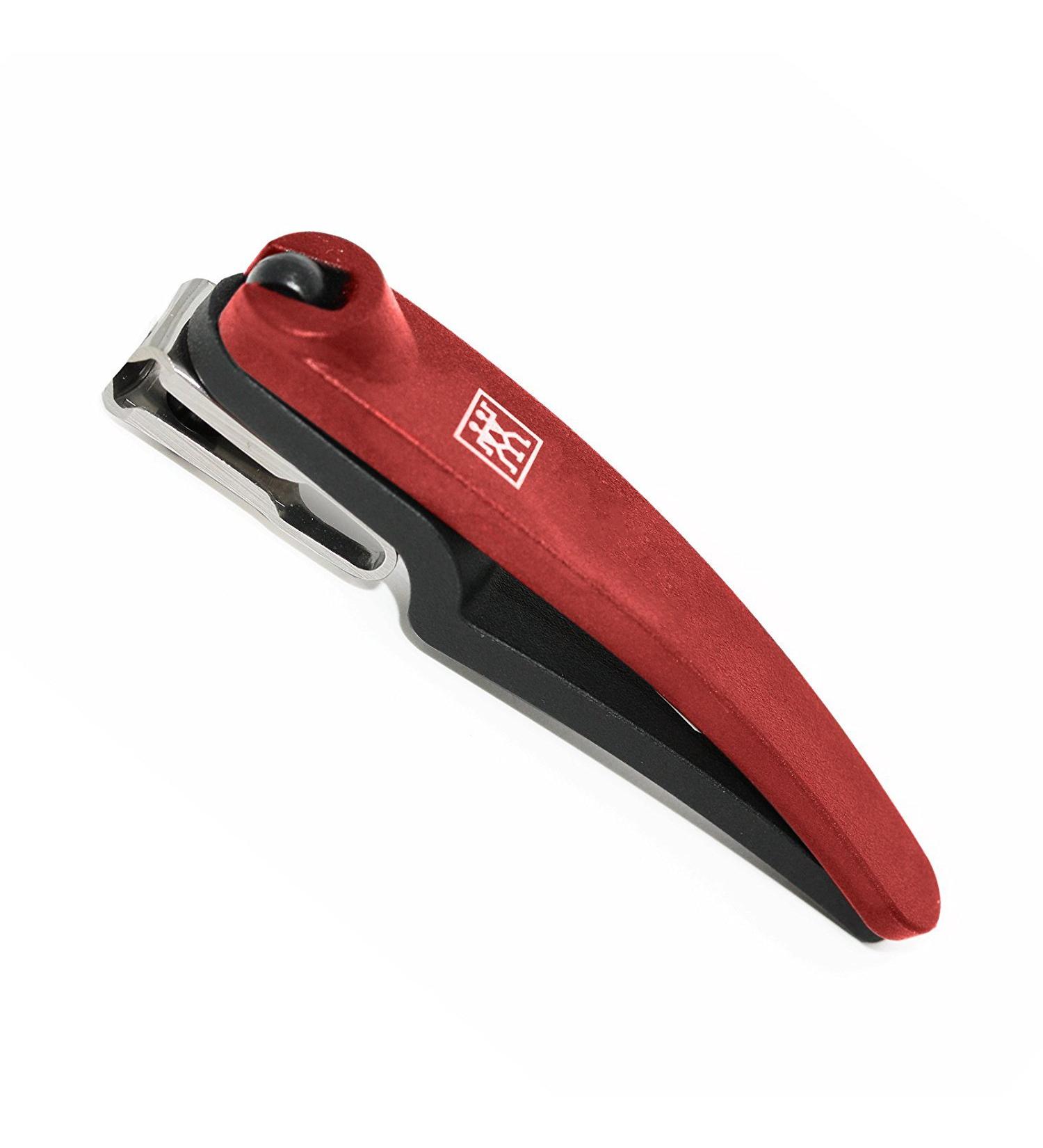 Zwilling 424532r Classic Nail Clippers Red Stainless Steel