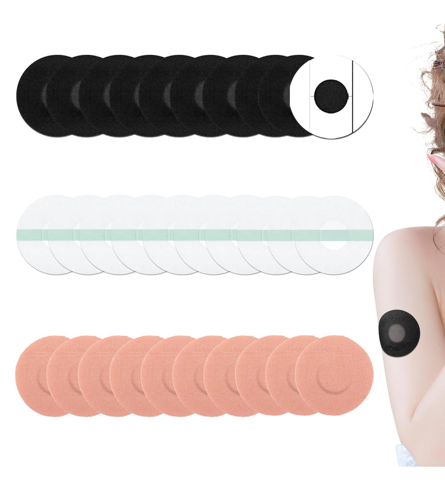 30th Waterproof Breathable Sensor Covers for Freestyle Libre 2/3 - Glue-Free Design for Swimming & Showering - Buy Online on GoSupps.com
