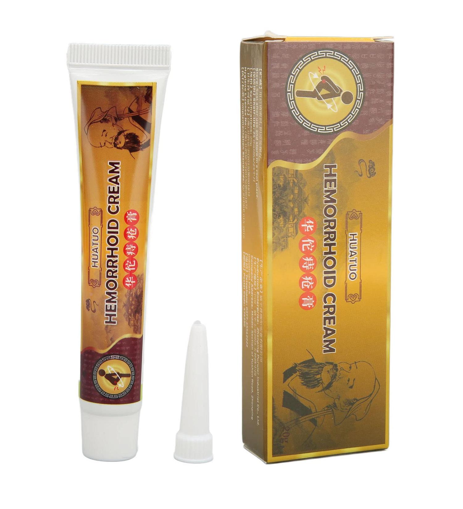 20g Hemorrhoid Cream for Relief & Swelling Reduction - Ointment for Men and Women - Buy Online on GoSupps.com