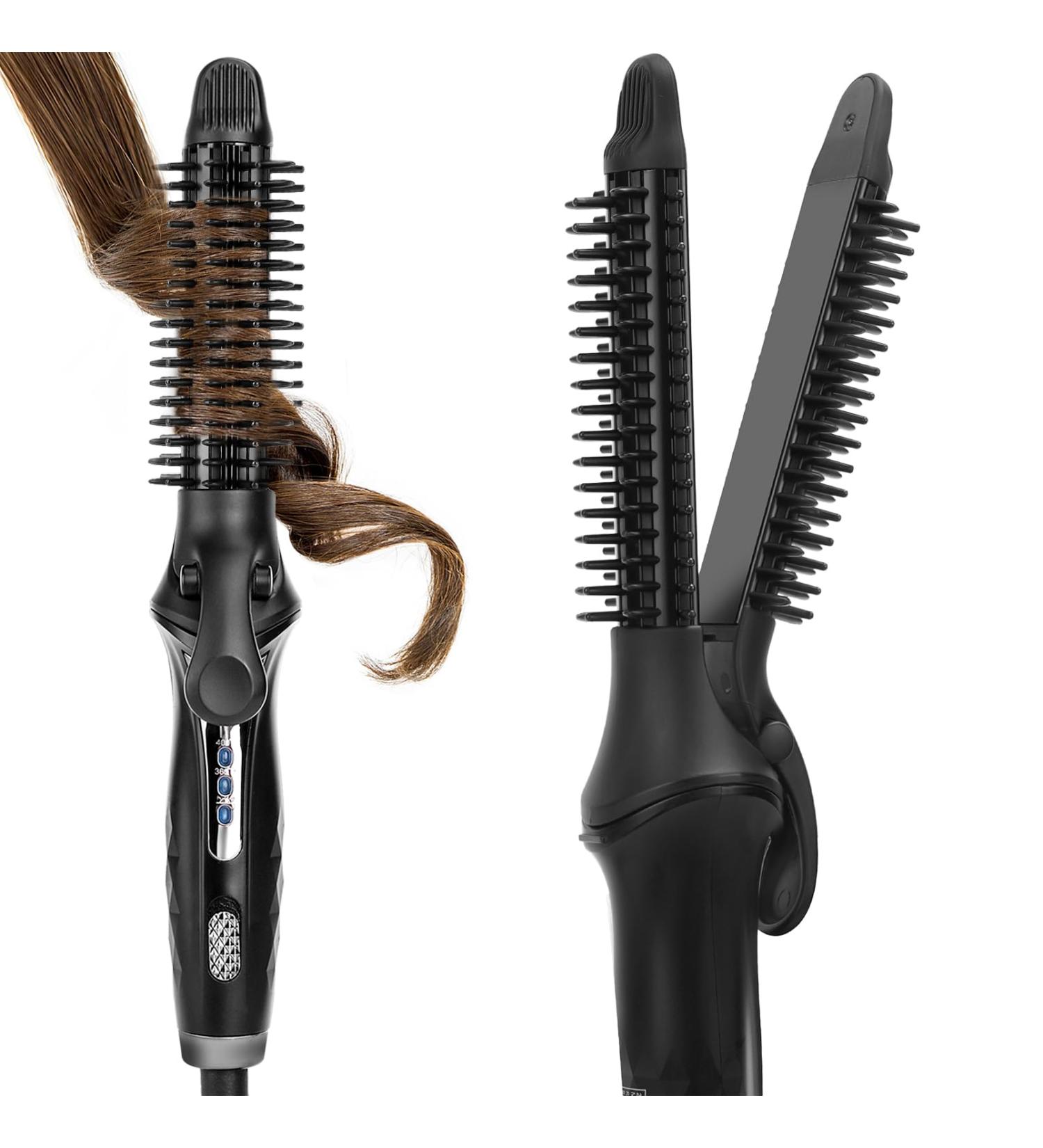 2-in-1 Hair Straightener Curling Iron | Classic Curls & Smooth Styles for All Hair Lengths - Buy Online on GoSupps.com