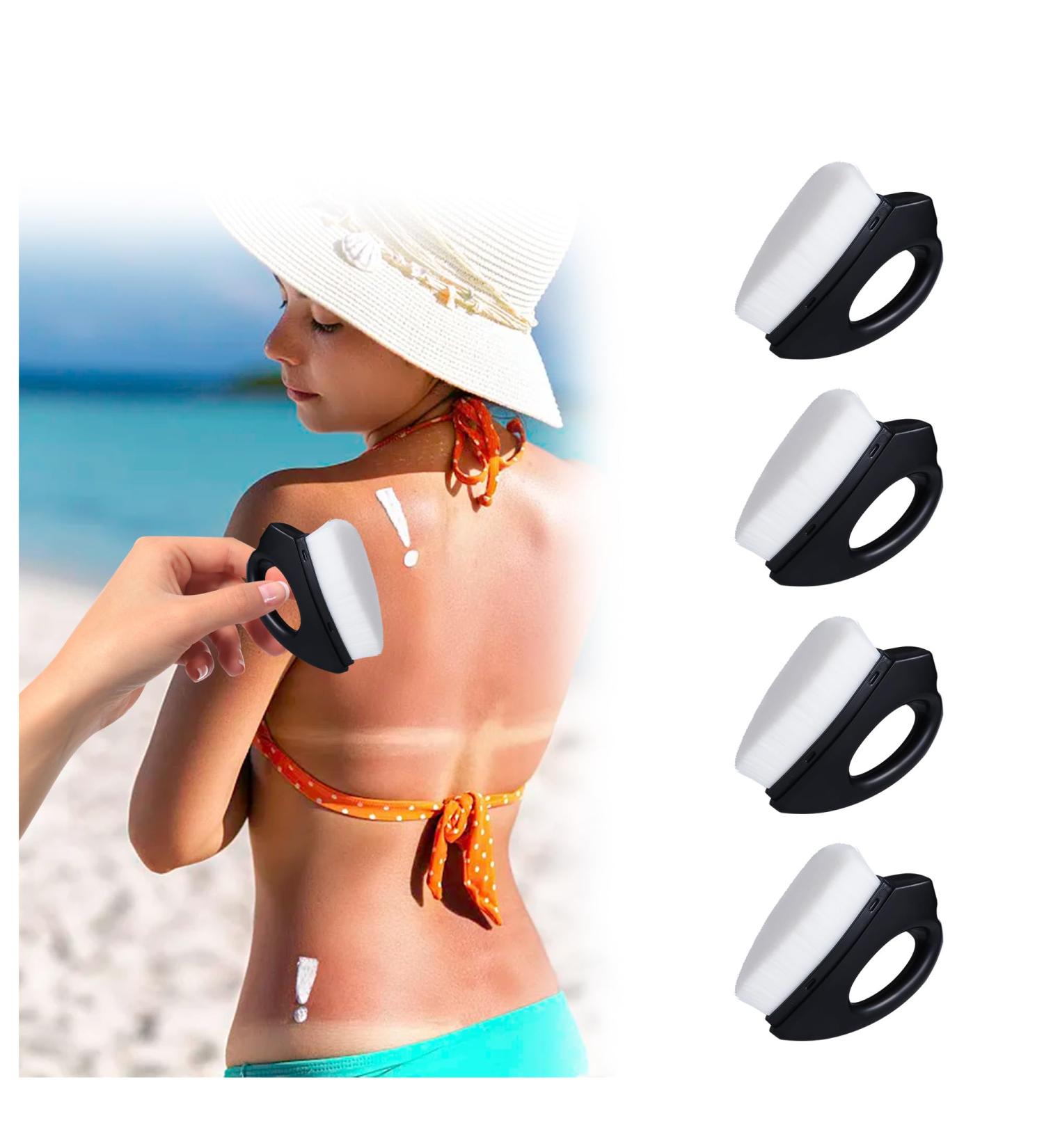 Sunscreen Applicator for Kids - 4 Pack Brush with Protective Caps | Sunblock Applicator for Safe Fun - Buy Online on GoSupps.com