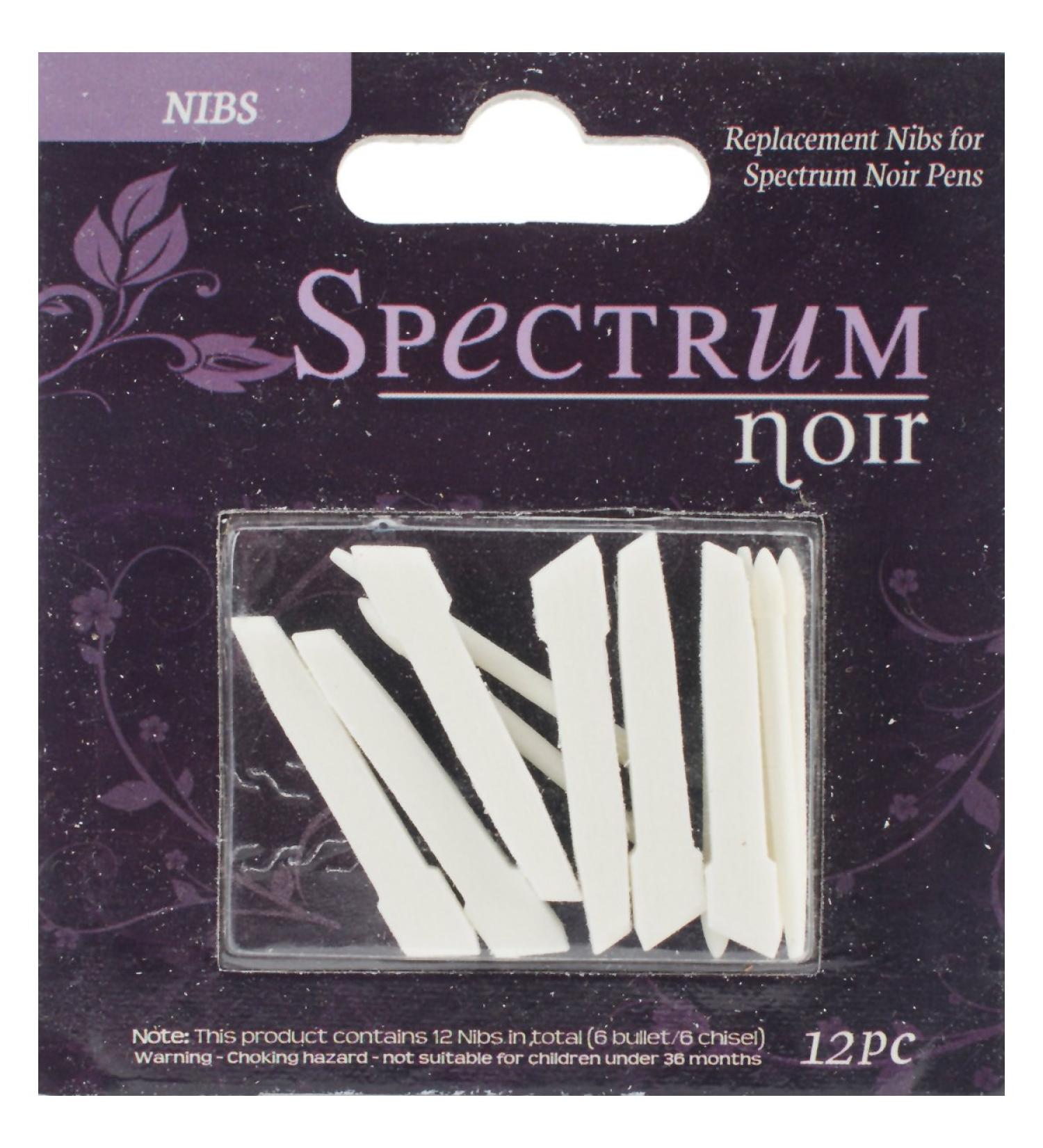 Spectrum Noir Replacement Nibs 12/Pkg - Precision Tips for Fine Detailing - Buy Online on GoSupps.com