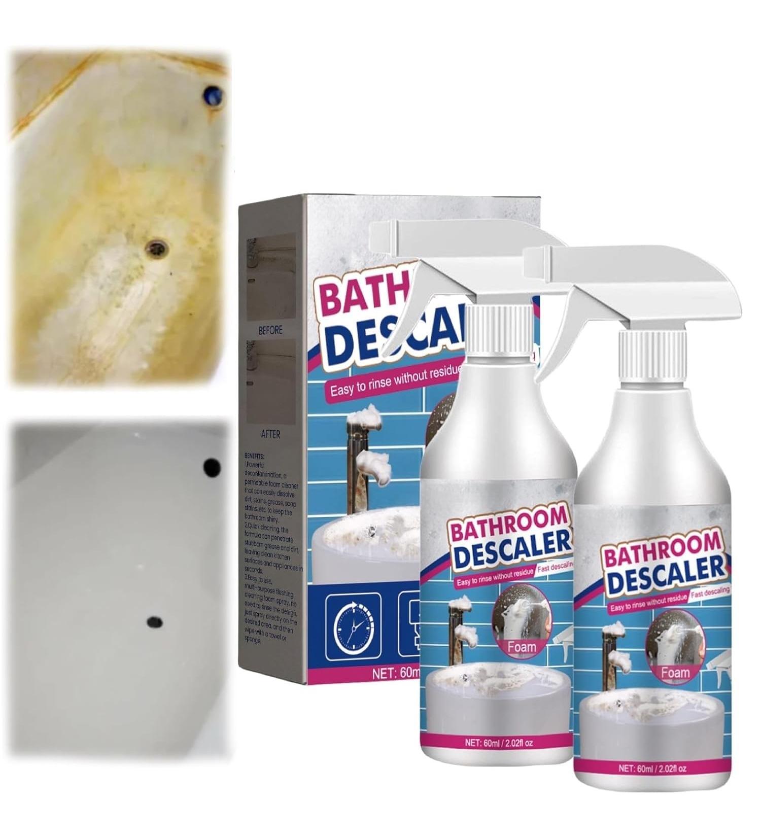 Stubborn Stains Cleaner Stubborn Stains Cleaner Bathroom Descaler Bathroom Cleaner Descaler Purpose Bubble Cleaner Spray (Color : 5pcs) - Buy Online on GoSupps.com
