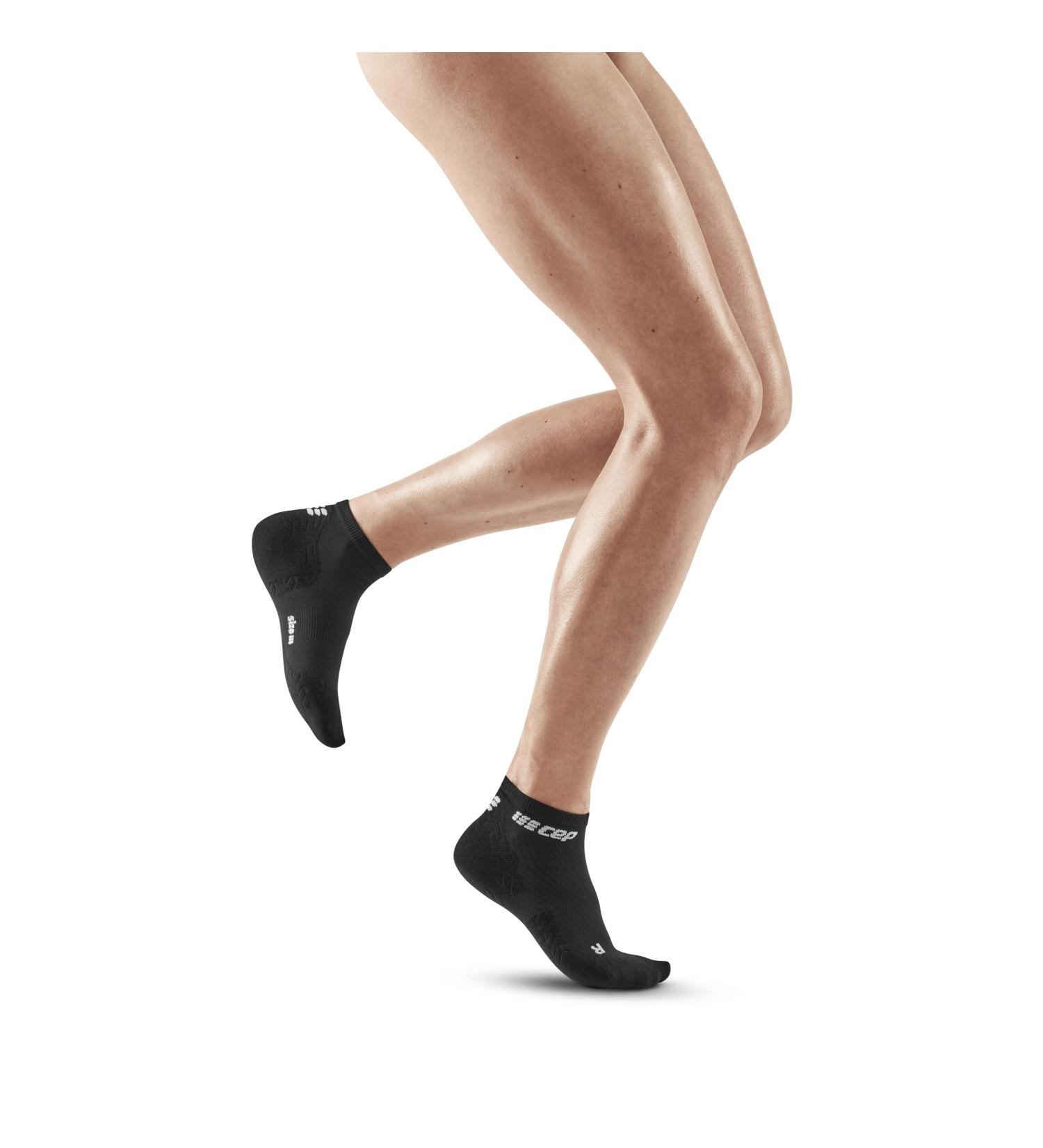 CEP Ultralight Compression Stockings for Women - Low Cut Black Size M Short Running & Anti-Bubble Knee Socks - Breathable Lightweight Sports Socks - Buy Online on GoSupps.com