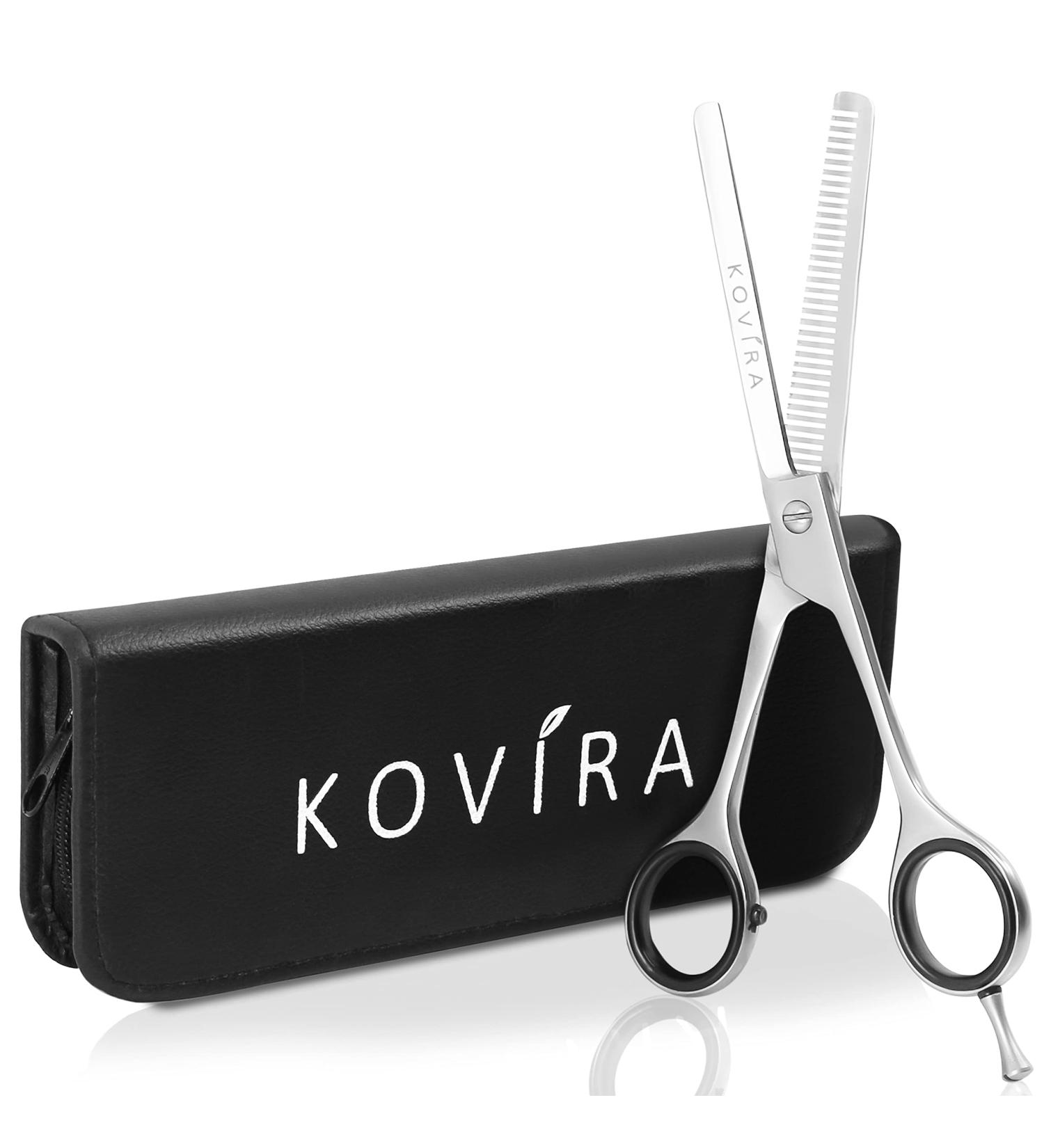 Kovira Professional Thinning Scissors - 16.5cm Effilier Hair Cutting Scissors Stainless Steel 35 Teeth - Ideal for Men & Women - Perfect Hairdressing Tool - Buy Online on GoSupps.com