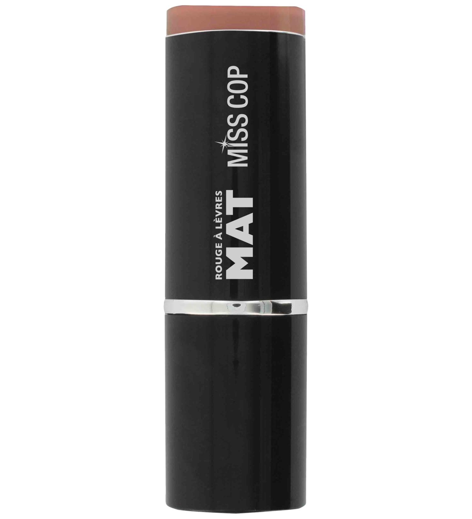 Buy Miss Cop Mat Lipstick in Nude - Long-Lasting Velvety Finish | International Shipping Available - Buy Online on GoSupps.com