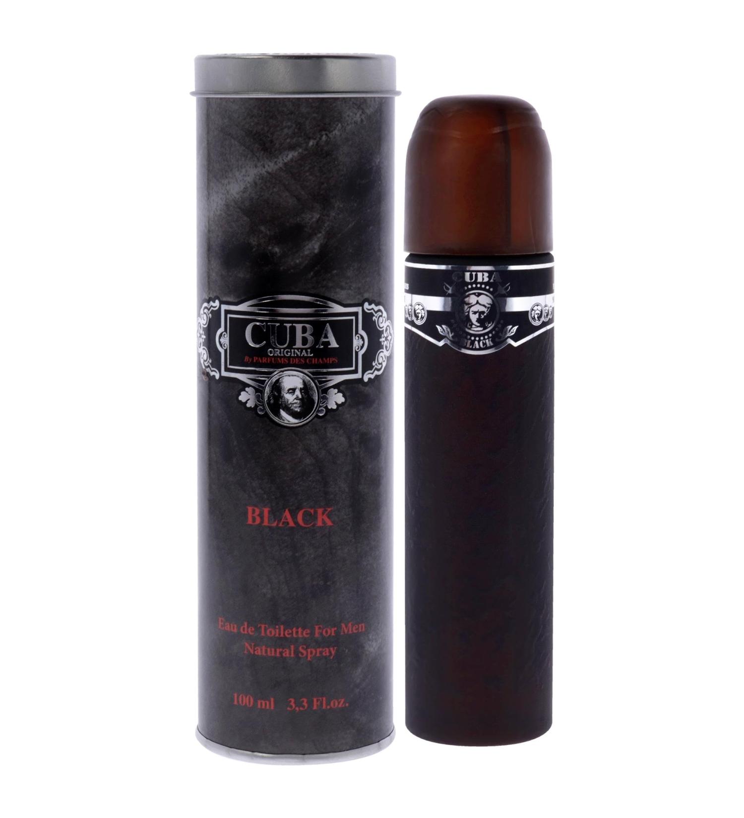 Cuba Black By Cuba For Men. Eau De Toilette Spray 3.3 Ounces