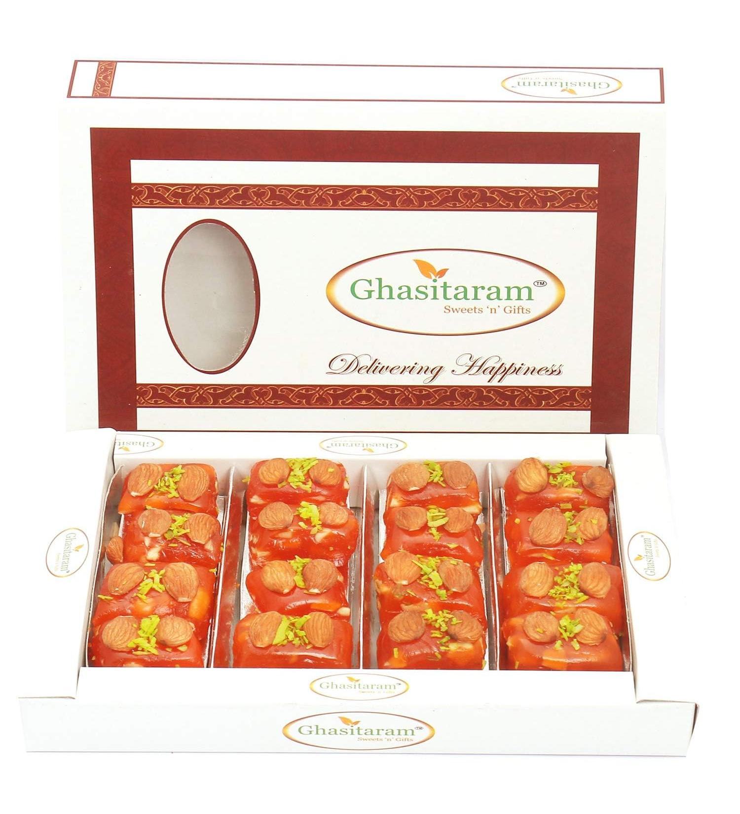 Ghasitaram Gifts Sweets Karachi Halwa 400g (400gms) - Buy Online on GoSupps.com