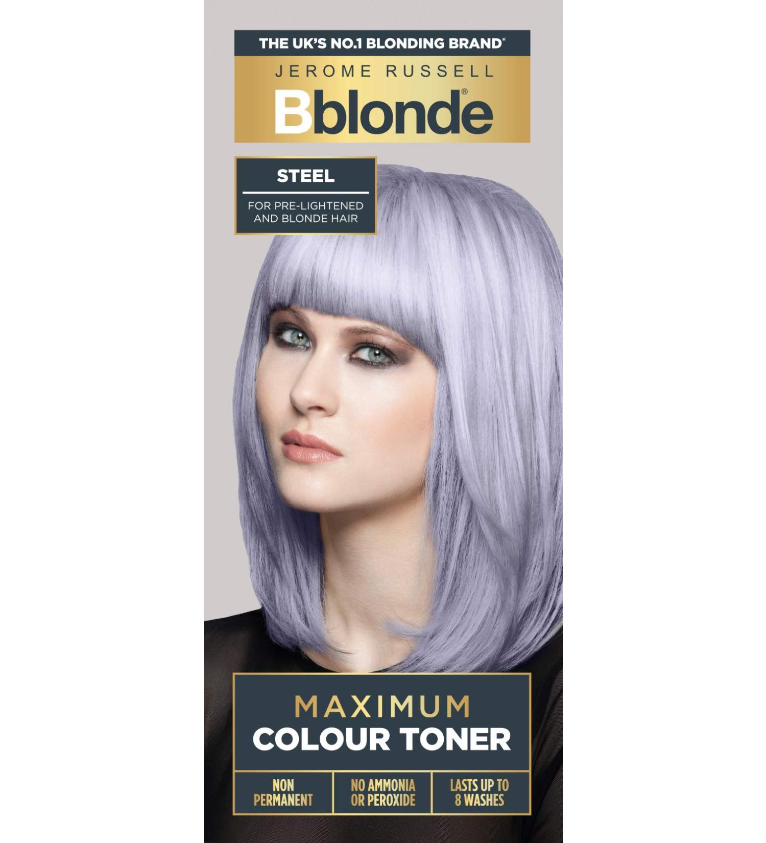 Bblonde Maximum Colour Steel Toner - Non Permanent Hair Toner 75ml - Buy Online on GoSupps.com