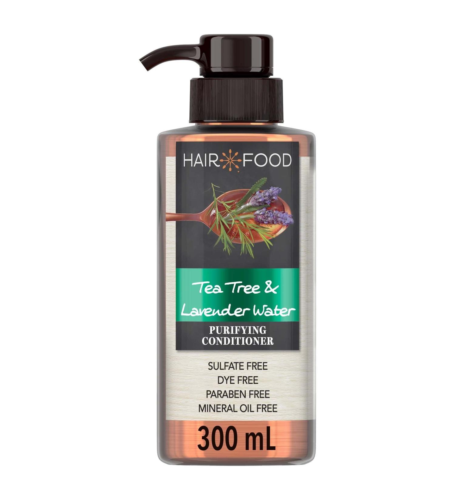 Tea Tree & Lavender Water Hair Conditioner - 10.1 fl oz (300ml) | Nourishing Hair Food - Buy Online on GoSupps.com