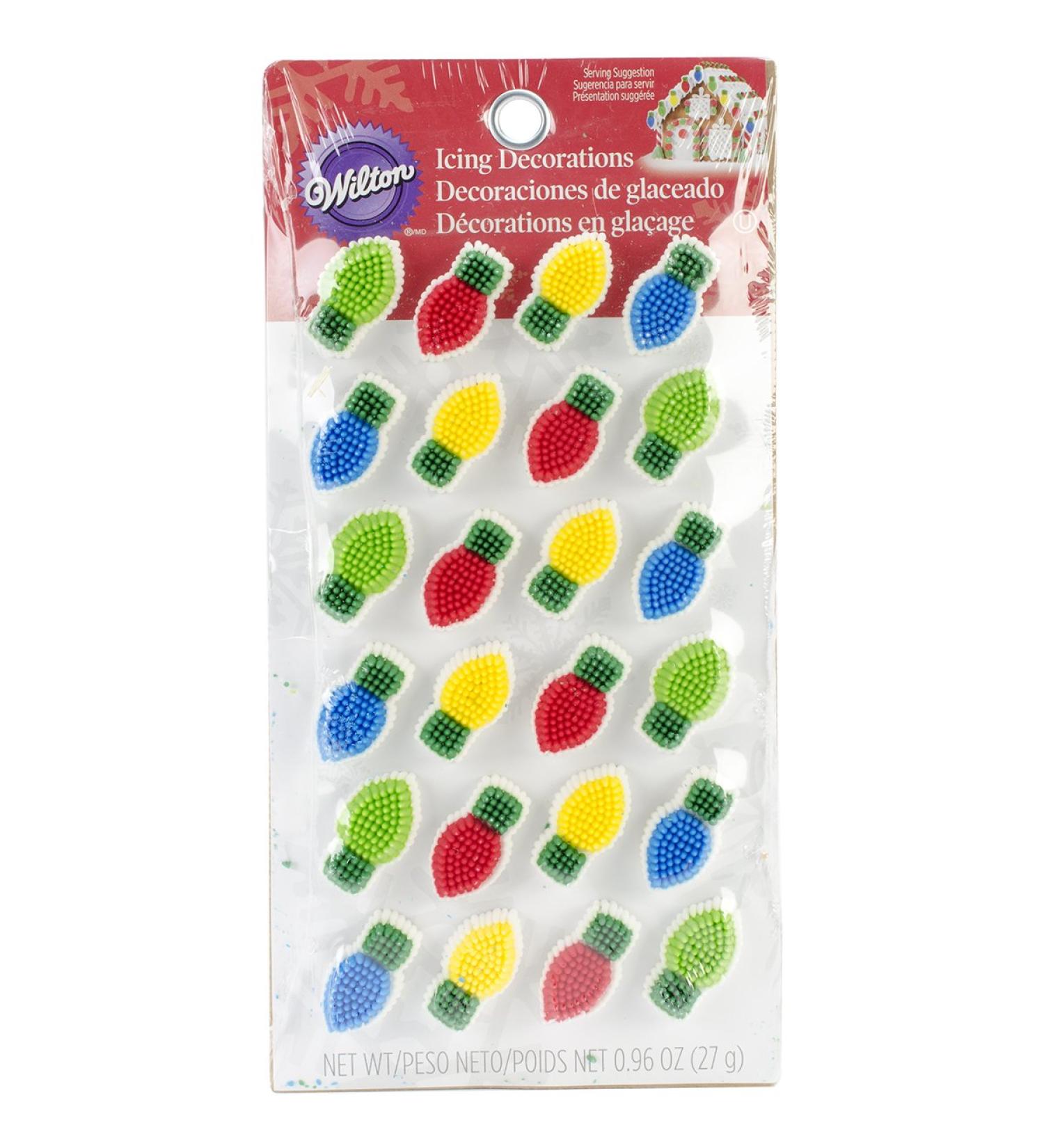 Wilton 710-0235 Light Bulb Icing Decorations - Perfect for Decorating Cakes and Cupcakes - Buy Online on GoSupps.com