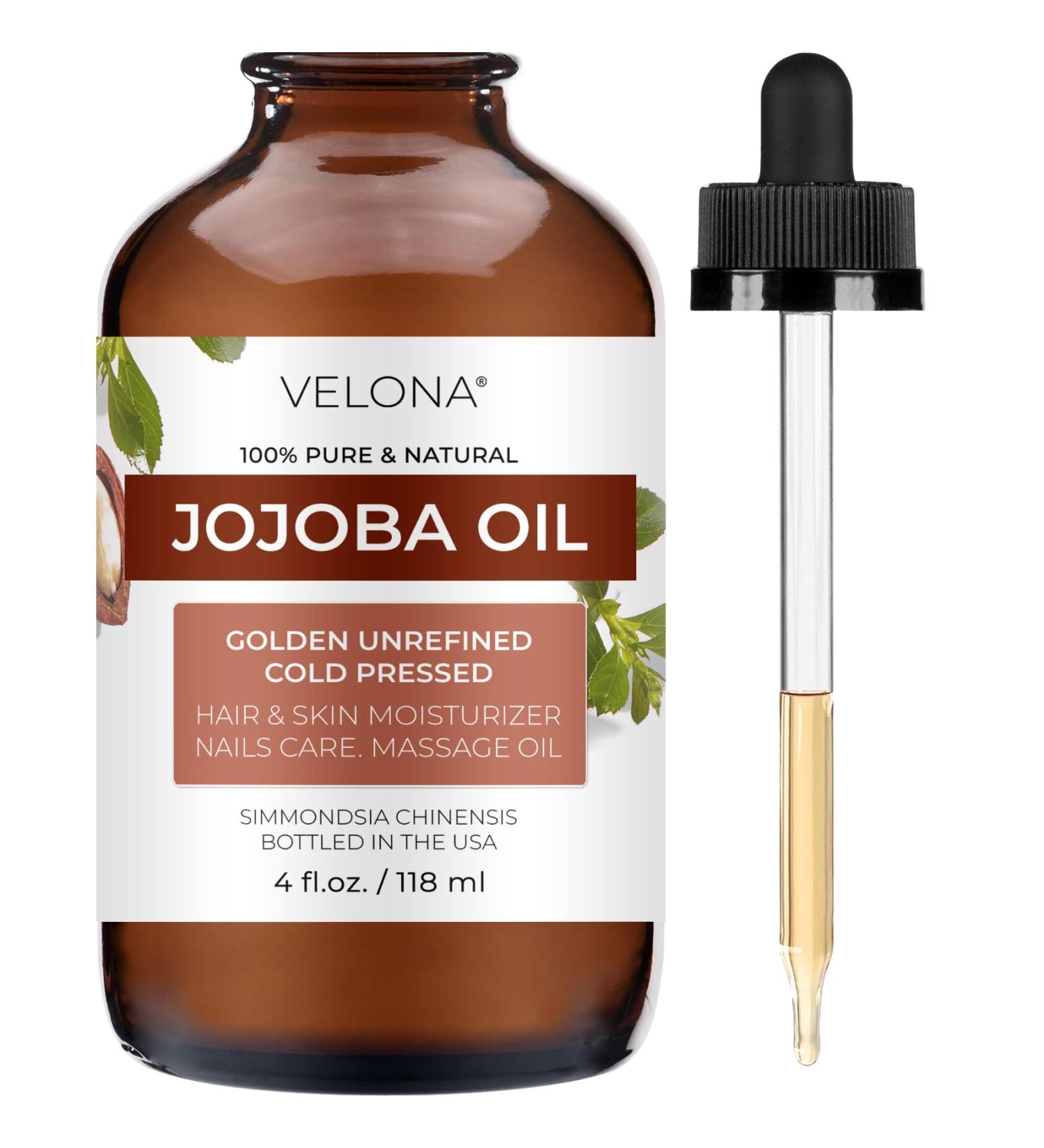 Buy 100% Pure Jojoba Oil 4 Fl Oz | Cold Pressed Unrefined & Hexane Free - Shop Internationally - Buy Online on GoSupps.com