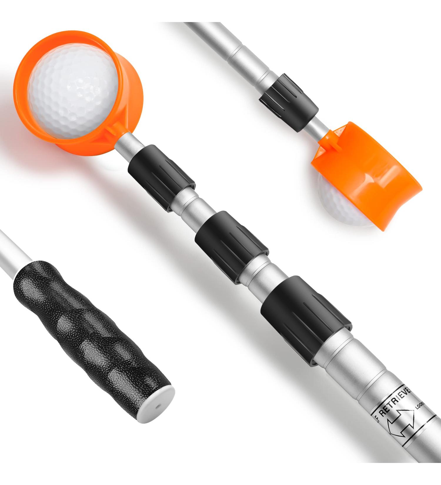 prowithlin Golf Ball Retriever  9/12/15/18ft Aluminum Alloy Golf Ball Retriever Telescopic Golf Accessories Golf Gift 12ft New handle - Buy Online on GoSupps.com