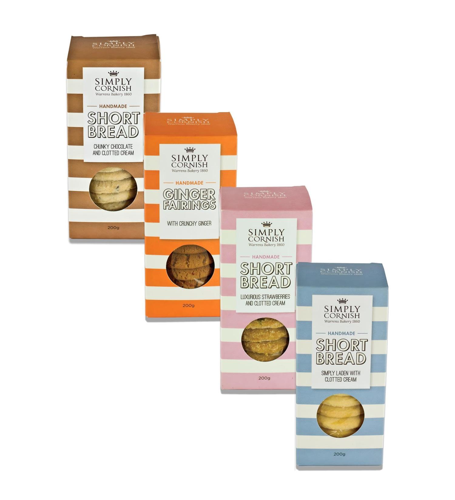 Simply Cookie Pick N Mix - Create Custom Combo with 3+ Flavours | Clotted Cream Ginger Fairings Strawberries & Clotted Cream | Gift Set for Cookie Lovers Pack 3 (200g) Pack of 3 - Buy Online on GoSupps.com