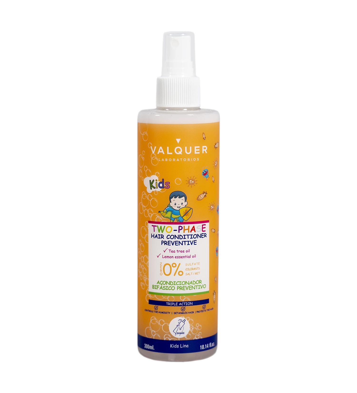 Valquer Laboratories Preventive Two-Phase Conditioner for Kids | Lice Prevention with Tea Tree Oil | Easy Combability | 300ml - Buy Online on GoSupps.com
