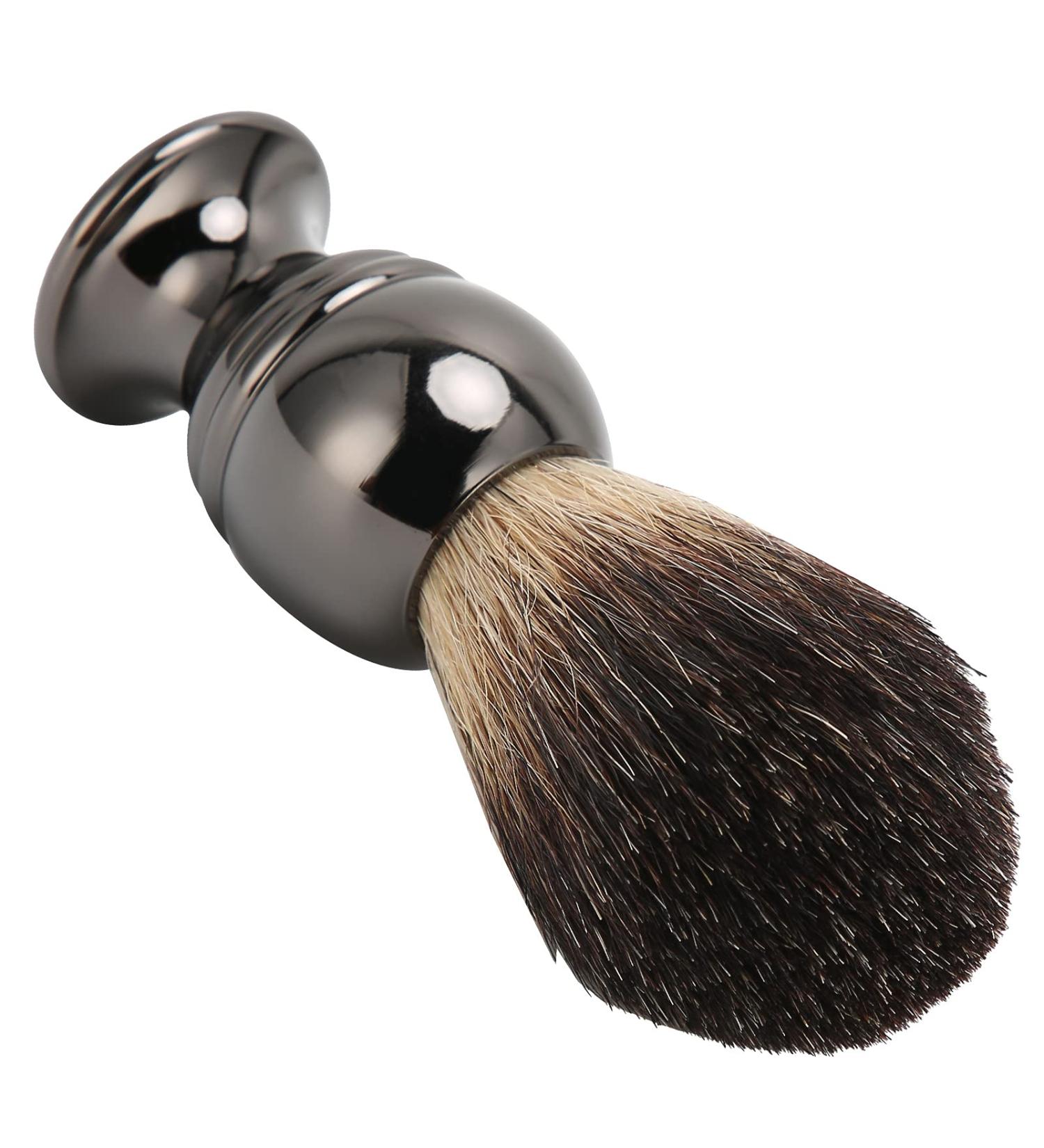 Stainless Steel Shaving Brush - Lightweight Shaving Tool for Home Travel & Salon - Buy Online on GoSupps.com