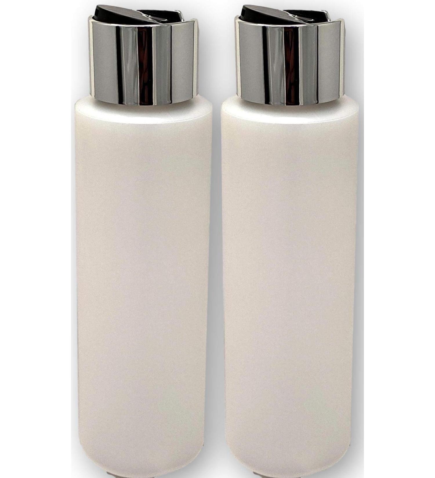 Buy Earth's Essentials 2-Piece Refillable HDPE Squeeze Bottles 473ml - Perfect for Lotions Shampoos & Oils - Black & Chrome Cap - International Shipping Available - Buy Online on GoSupps.com