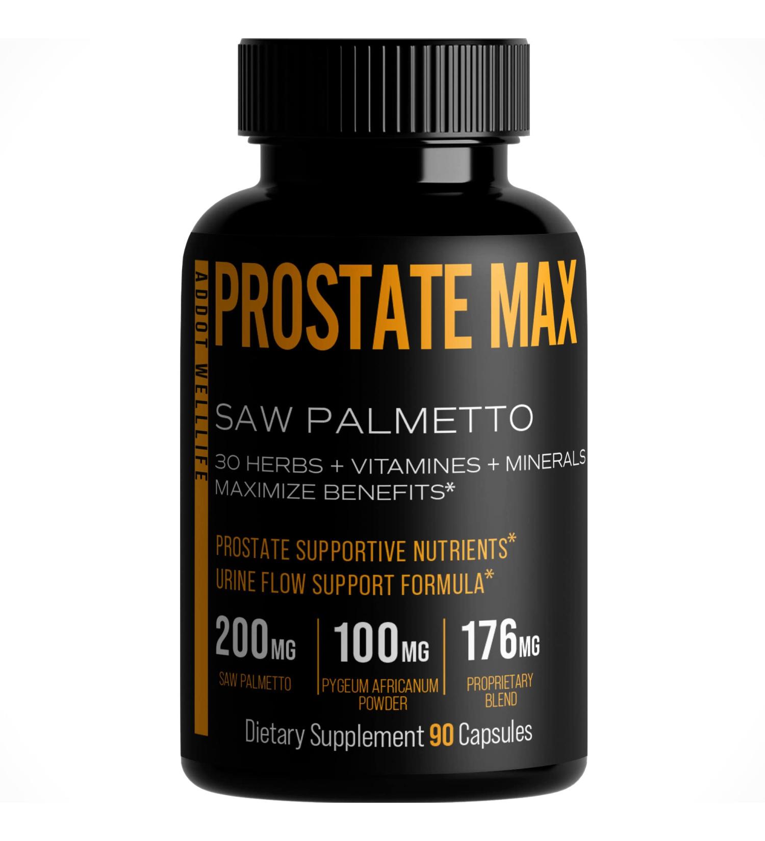 Prostate Max - Men's Prostate Health Supplement with Saw Palmetto & 30 Powerful Herbs - 90 Capsules - Buy Online on GoSupps.com