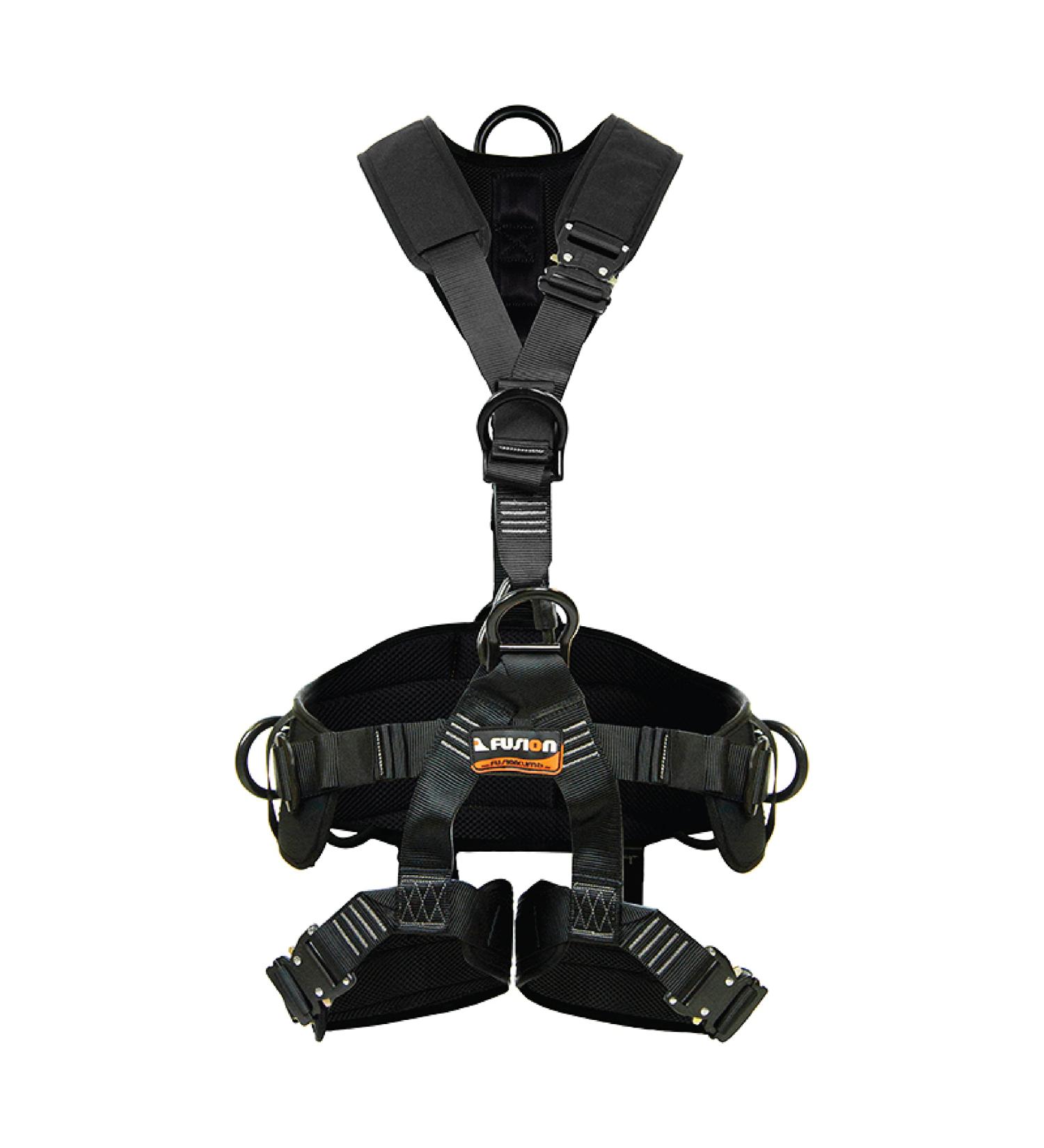 Fusion Climb Tac Rescue Tactical Full Body EVA Padded Zipline Harness 23kN Safety Harness - Buy Online on GoSupps.com