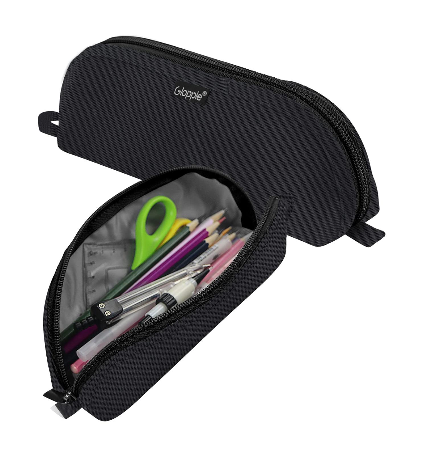 Black Gloppie Pencil Bag | Pen Case & Organizer for Office & School Supplies - Buy Online on GoSupps.com