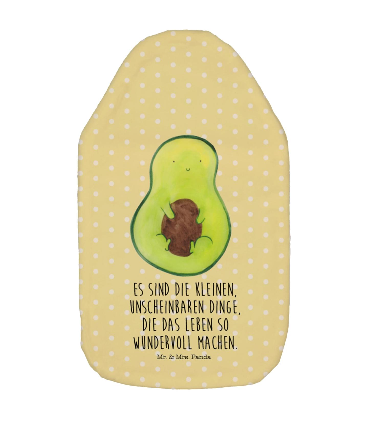 Mr. & Mrs. Panda Warm Bottle Avocado Kern - Vegan Gift Heat Bottle Cover Children's Heat Pillow Yellow - Buy Online on GoSupps.com