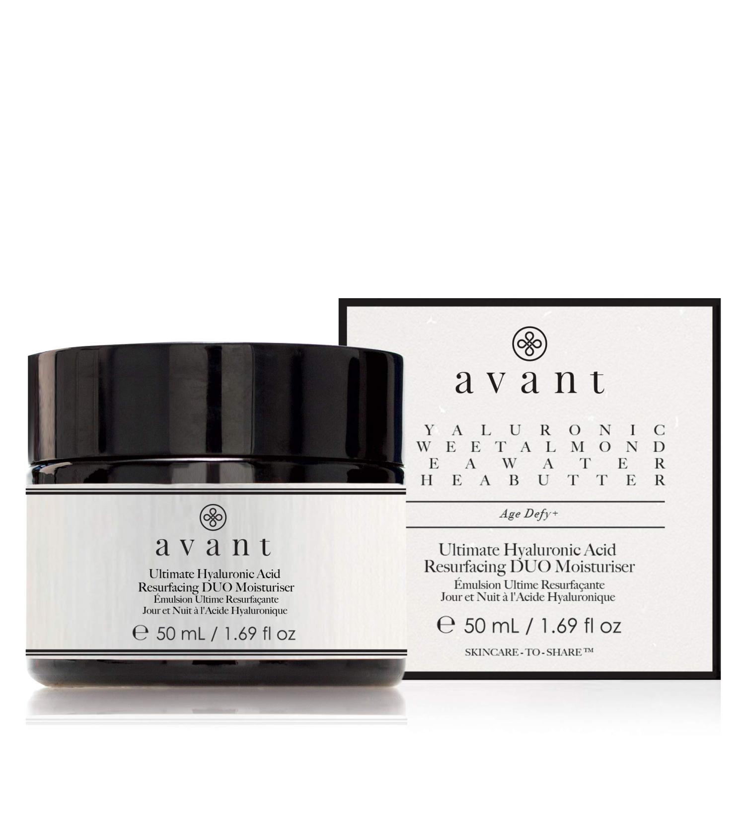 AVANT Ultimate Hyaluronic Acid Resurfacing DUO Moisturiser - Hydrate & Renew Skin | International Shipping Available - Buy Online on GoSupps.com