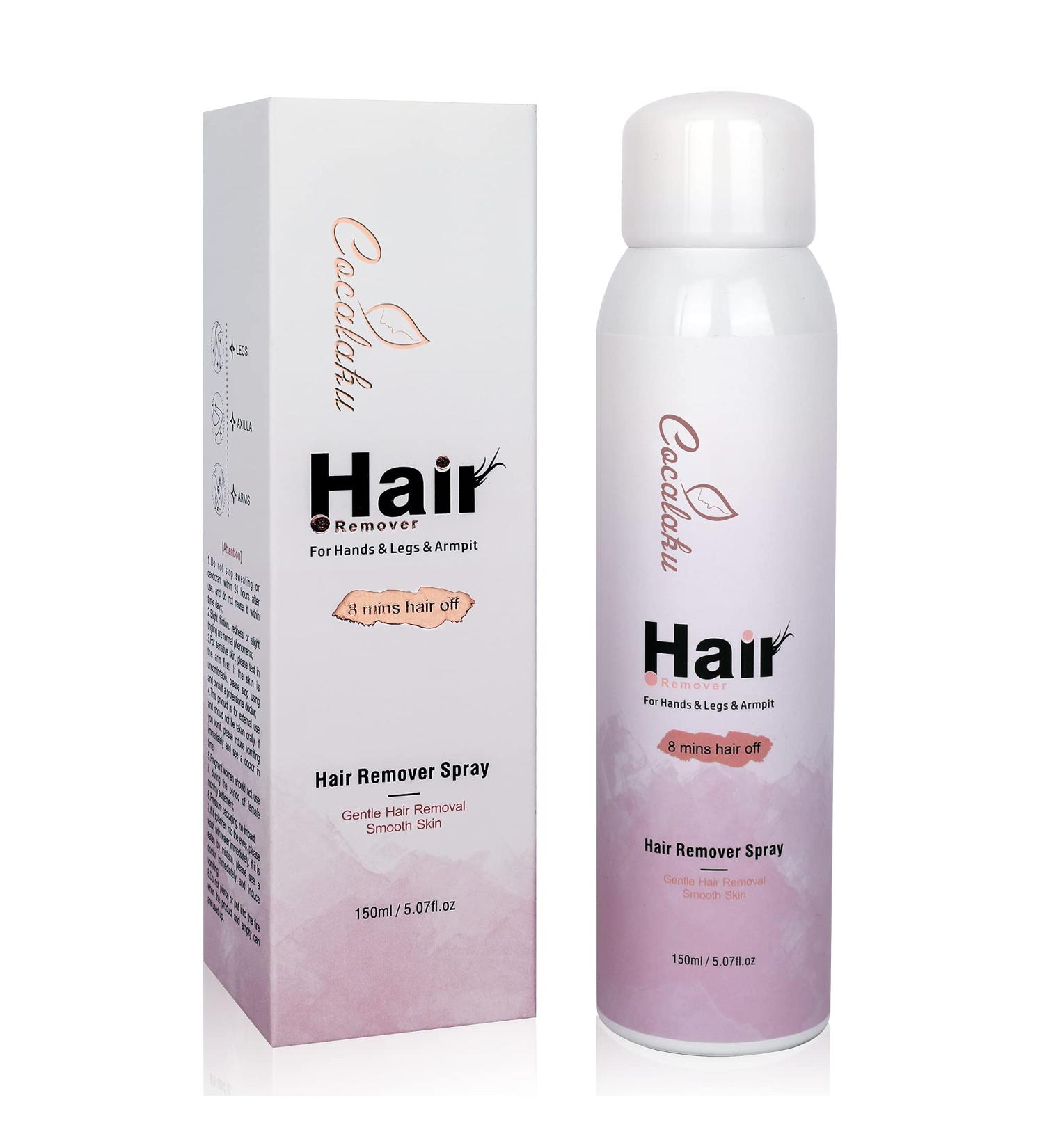 Cocalaku Hair Removal Spray - Depilatory for Legs, Arms, Underarms, Chest, Back - Women and Men - Buy Online on GoSupps.com