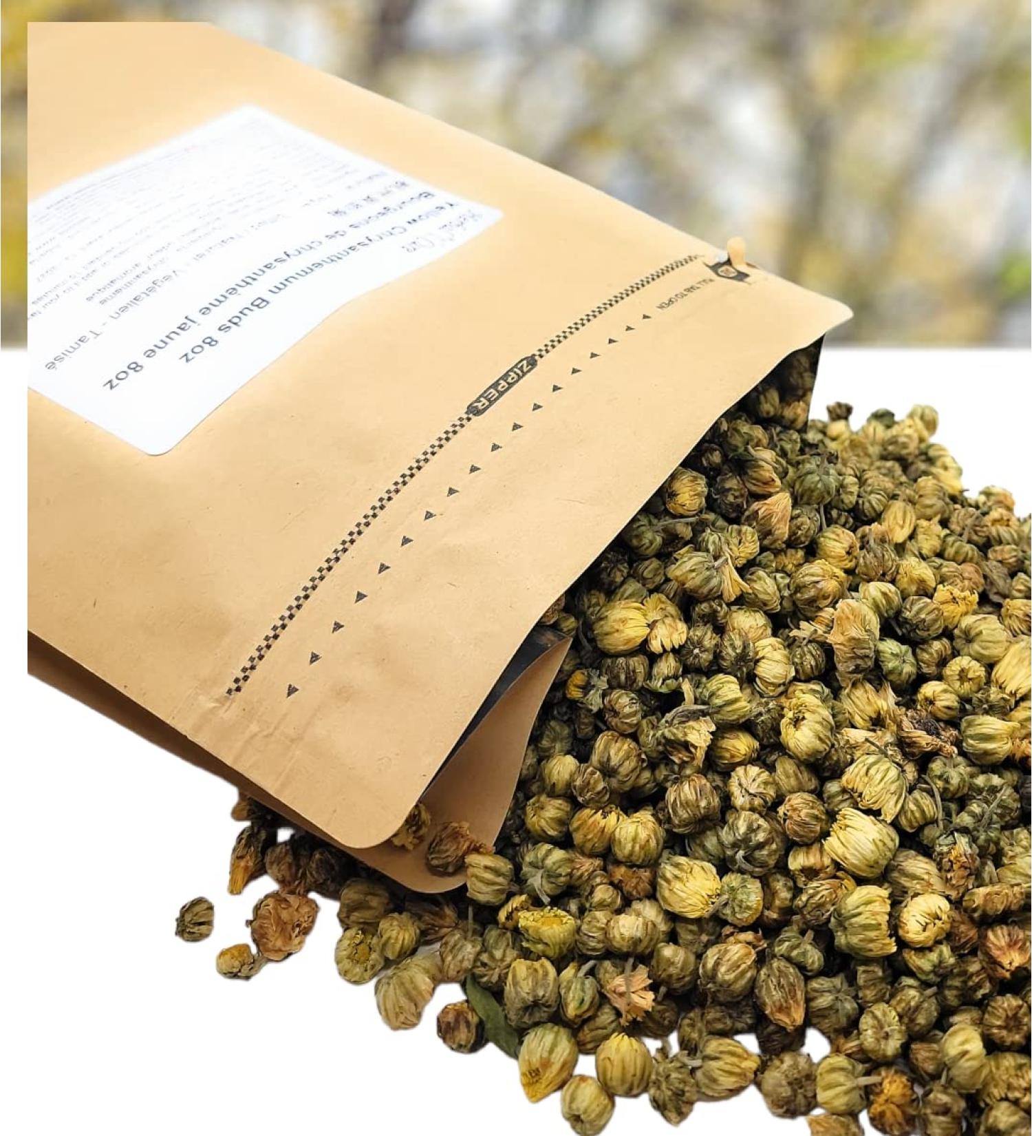Herbal Cure - Chrysanthemum Tea 4oz Ju Hua Tai Ju - Product of China - Buy Online on GoSupps.com