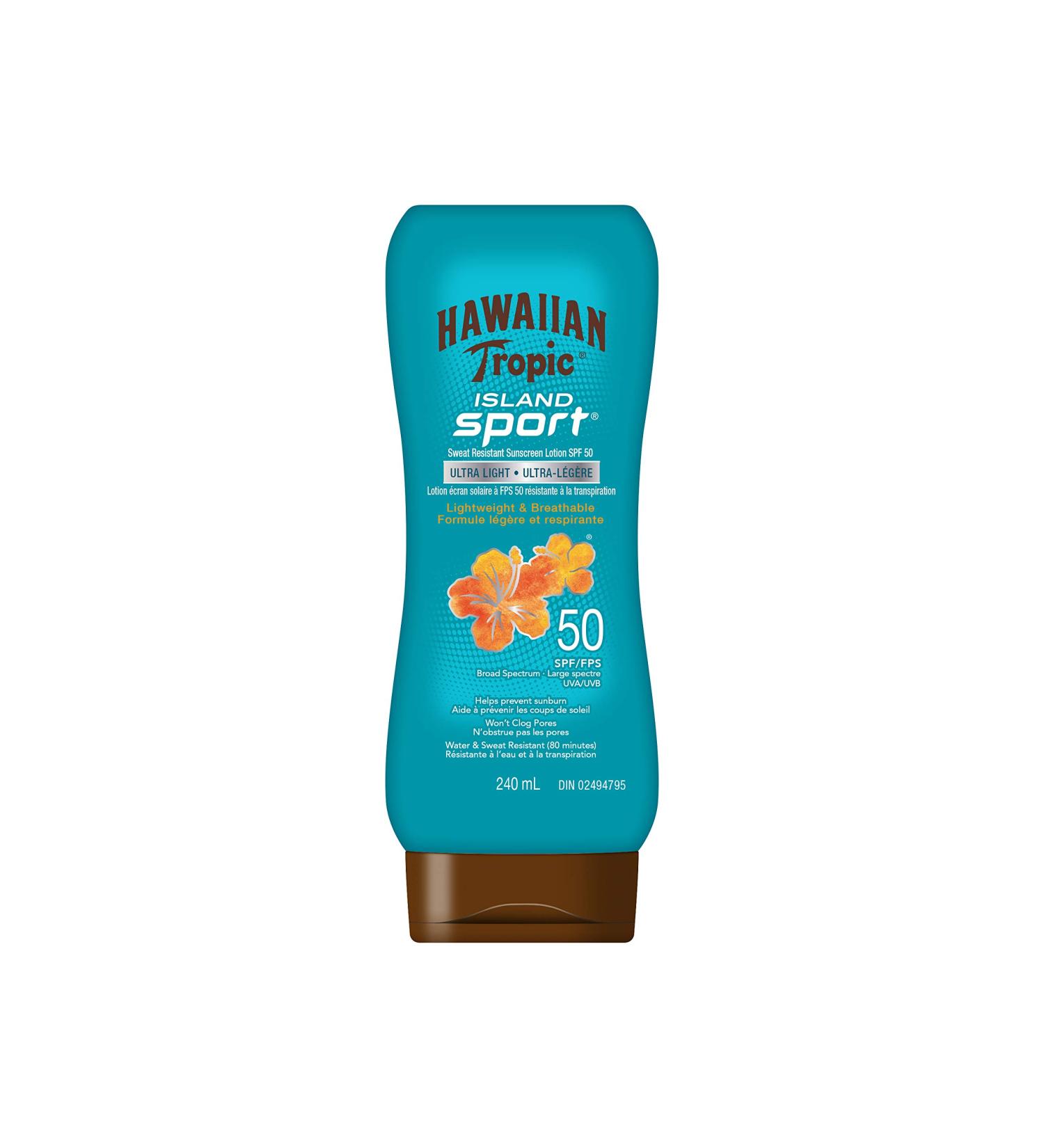 Hawaiian Tropic Island Sport Sunscreen Lotion Spf 50 240 Milliliters - Buy Online on GoSupps.com