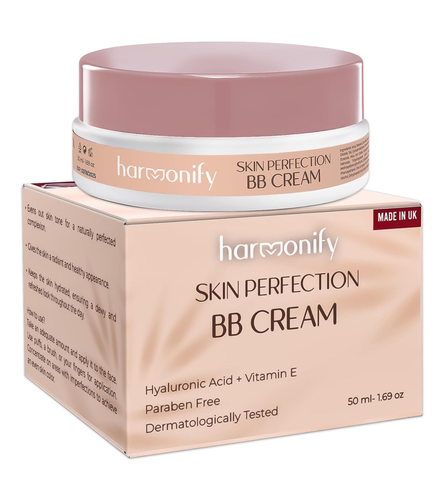 BB Moisturizing Cream with Hyaluronic Acid & Vitamin E | Oil-Free Daily Moisturizer for Body & Face | Fragrance-Free Non-Comedogenic Made in Europe - Ideal for Dry Skin - Buy Online on GoSupps.com