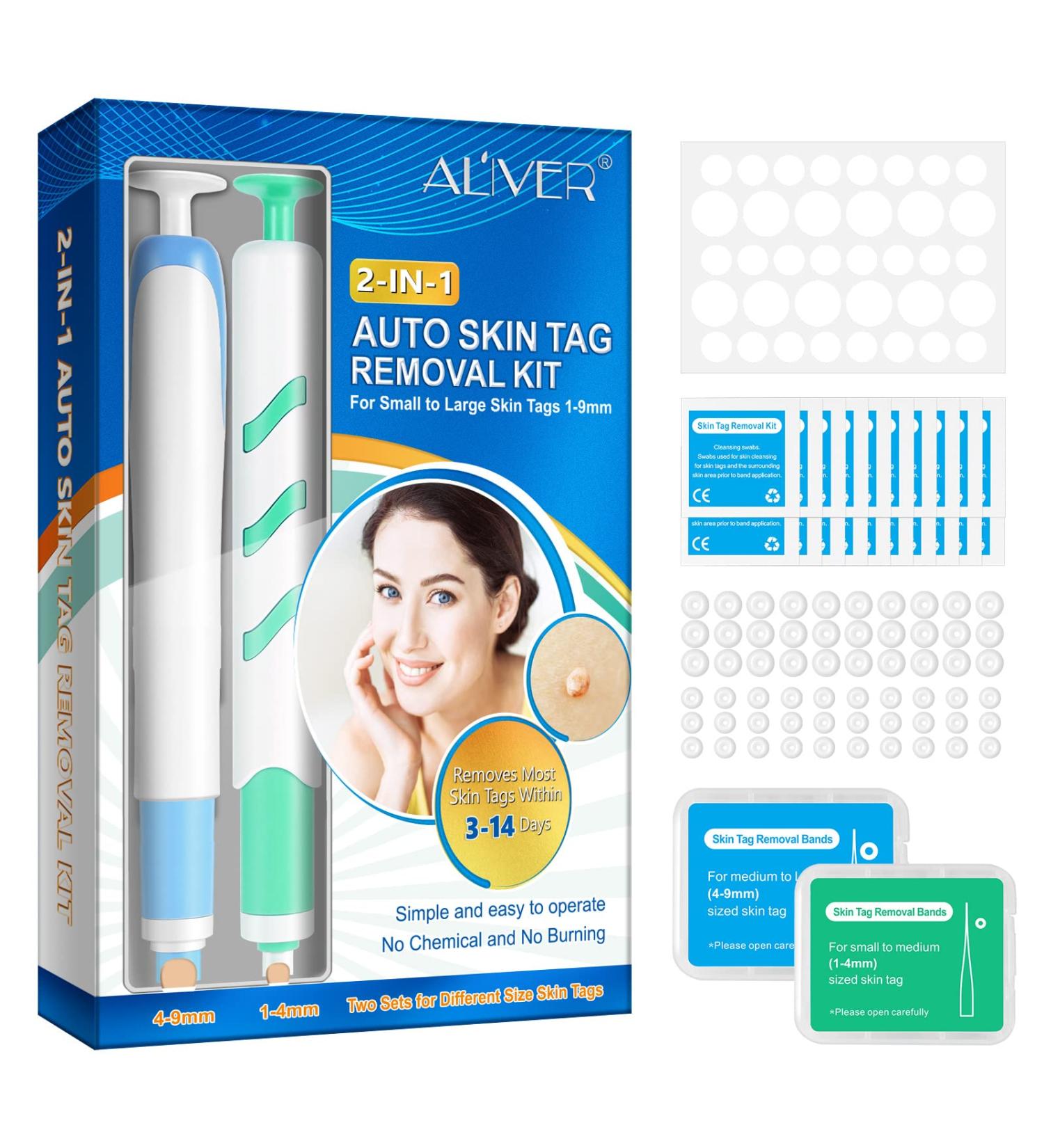 Kit Pour L' Limination Des Taches Cutan Es - Upgraded Skin Tag Removal Avec 36 Patchs De R Paration De La Peau - Action Rapide Et S Re - Petite Grande Taille (1-9mm) Pour Le Visage Et Le Corps - Buy Online on GoSupps.com