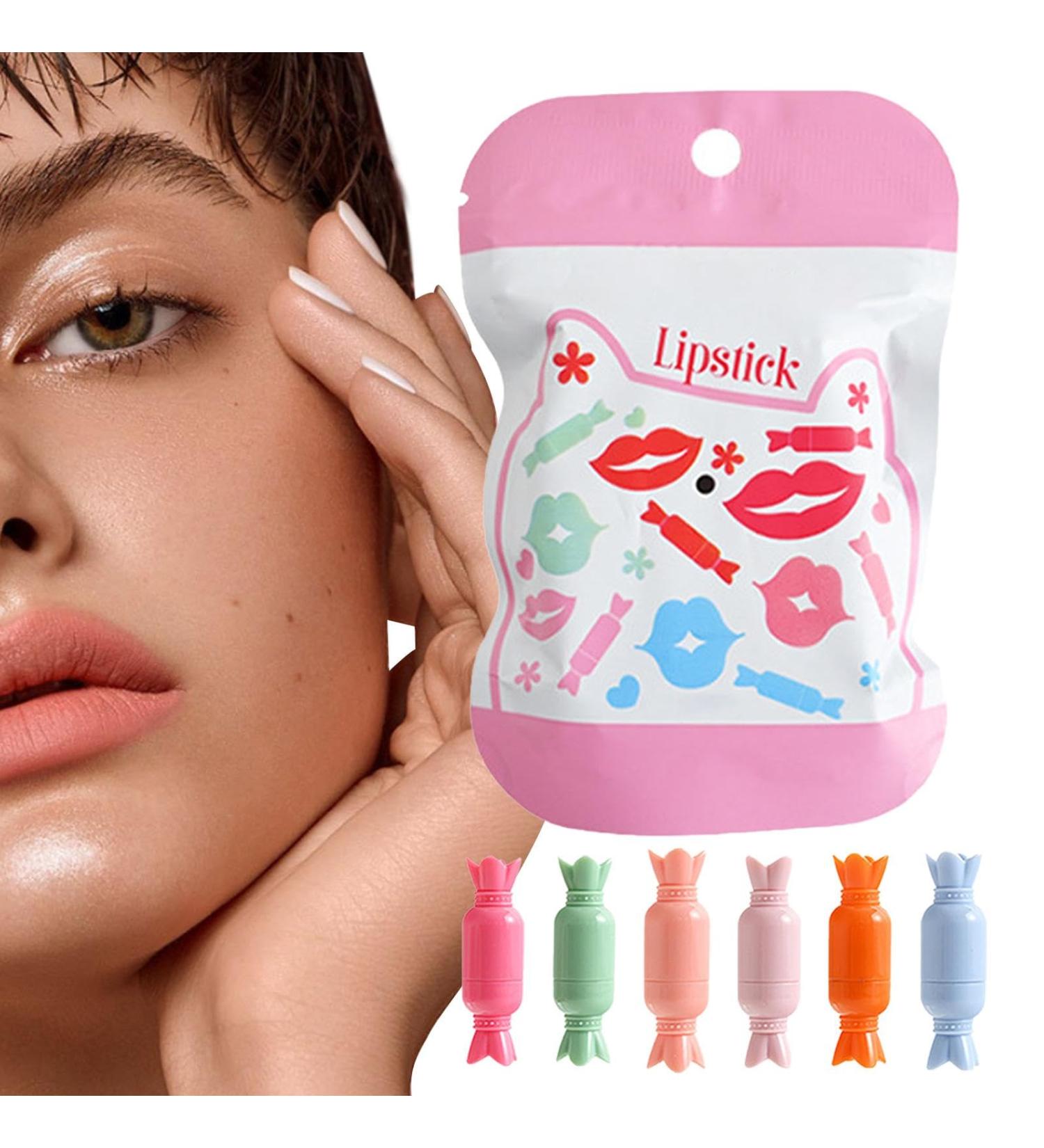 Makeup Lipstick Pills 6x Velvet High Pigmented Lipstick Kit Matte Candy Lip Gloss Pills Set Perfect for Dating Shopping and Appointments Flat Pile Lips Utensils - Buy Online on GoSupps.com