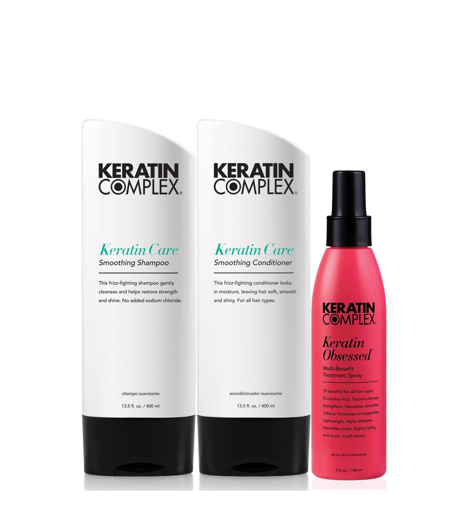 Buy Keratin Complex Retail Kit - Shampoo Conditioner & Keratin Obsessed 5oz | International Shipping Available - Buy Online on GoSupps.com