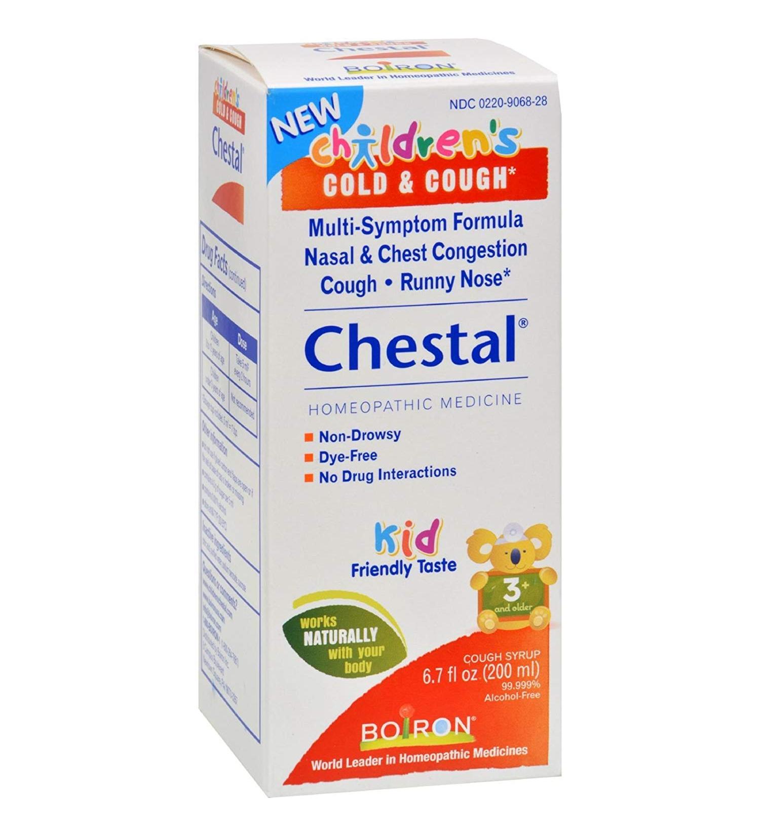 Boiron Children s Chestal Cough and Cold - 6.7 oz - Gluten Free-Dairy Free-Yeast Free-Wheat Free-Vegan