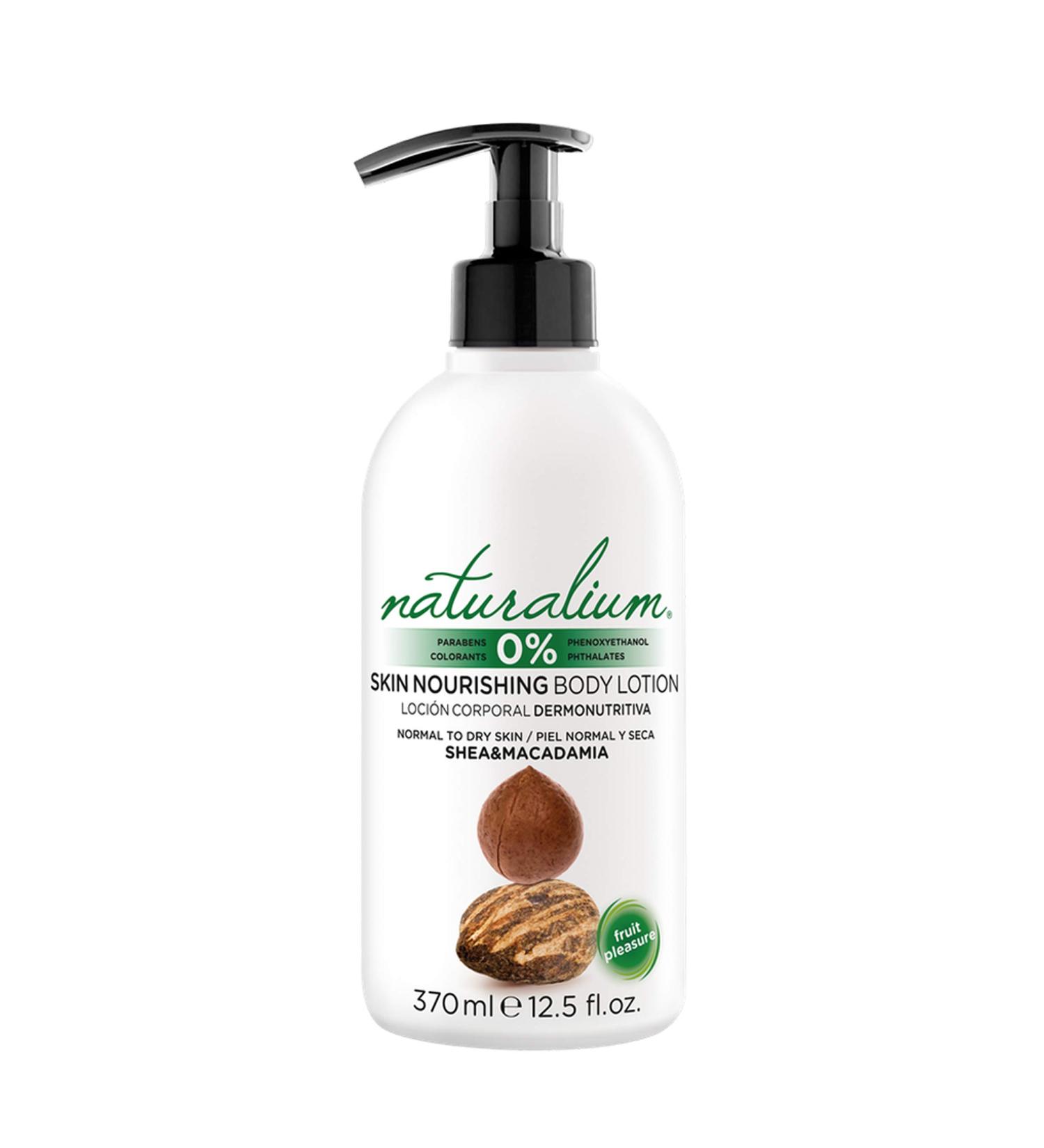 Shea & Macadamia Body Lotion 370 ml - Nourishing Moisturizer for All Skin Types | International Shipping Available - Buy Online on GoSupps.com