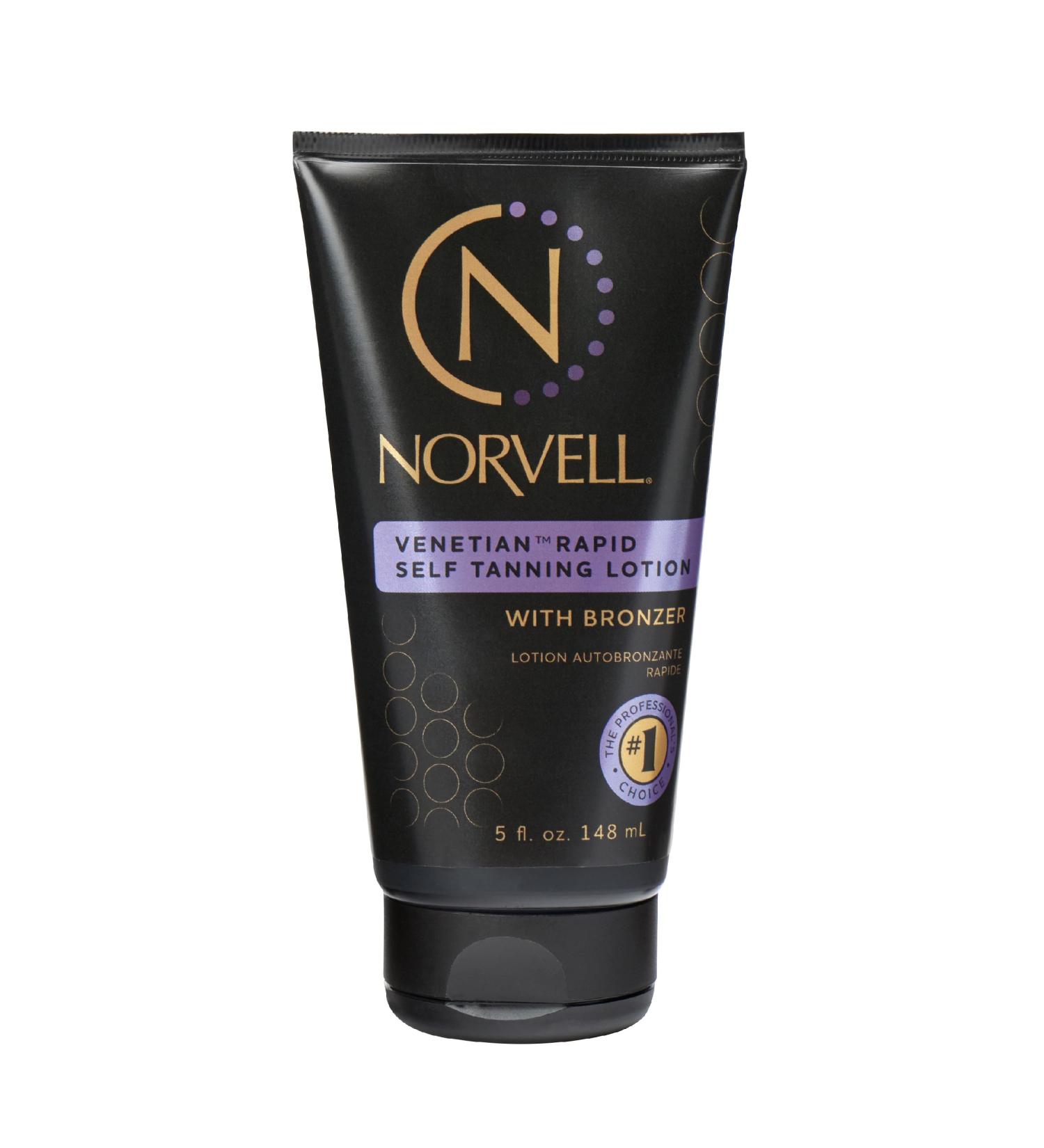 Norvell Venetian Rapid Sunless Self Tanner Lotion - 5 fl. oz | Achieve a Natural Perfect Tan at Home | Fast-Drying Streak-Free Glow - Buy Online on GoSupps.com
