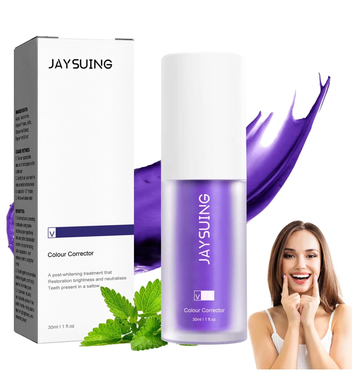 IJGD Purple Toothpaste - Color Corrector for Whiter Teeth | International Shipping - Buy Online on GoSupps.com