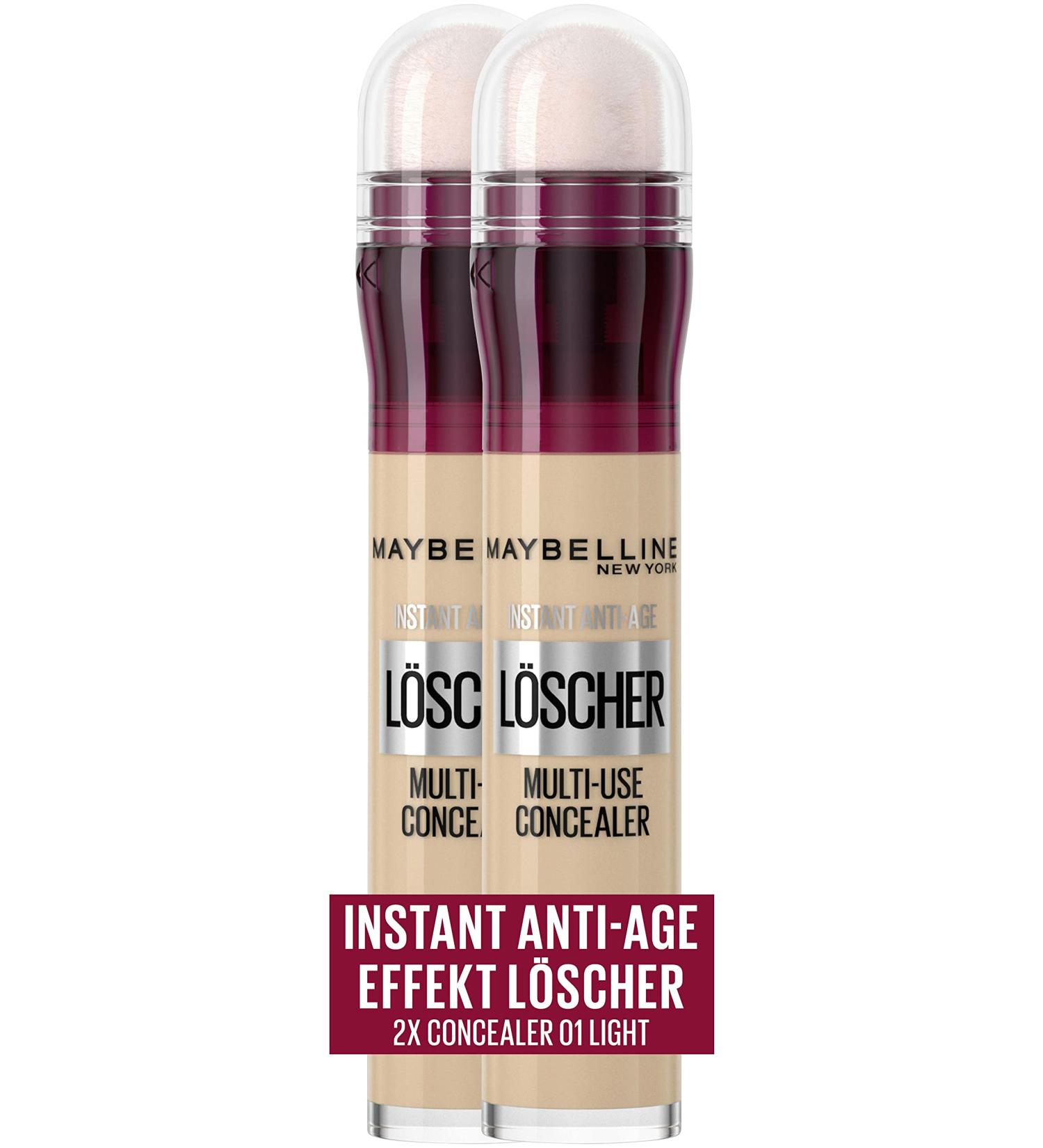Maybelline New York Instant Anti-Aging Concealer Double Pack - No. 03 Fair | 2 x 6.8 ml | International Shipping Available - Buy Online on GoSupps.com
