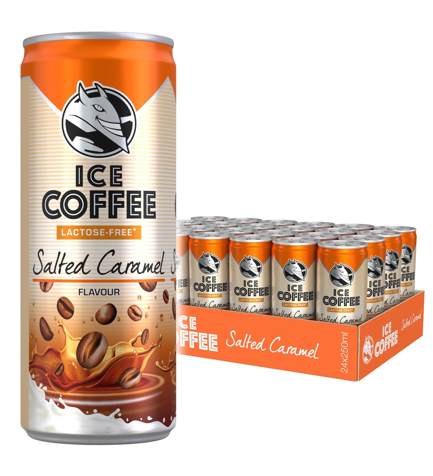 HELL ICE COFFEE Salted Caramel (24 x 250ml) - Buy Online on GoSupps.com
