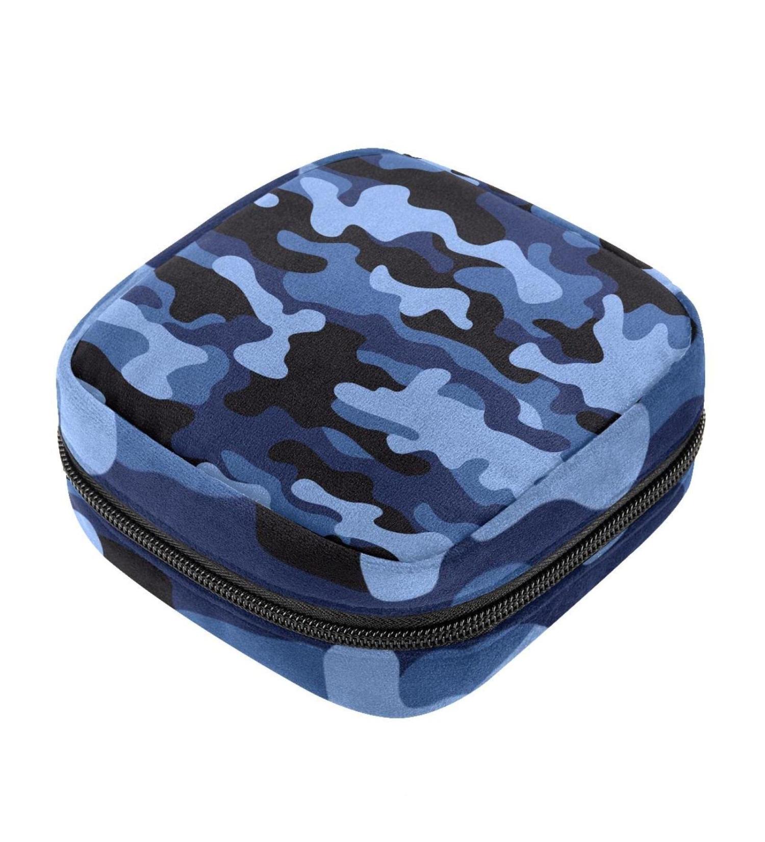 Women's Camouflage Menstrual Cup Bag - Large Capacity Travel Organizer for Makeup & Storage - Buy Online on GoSupps.com