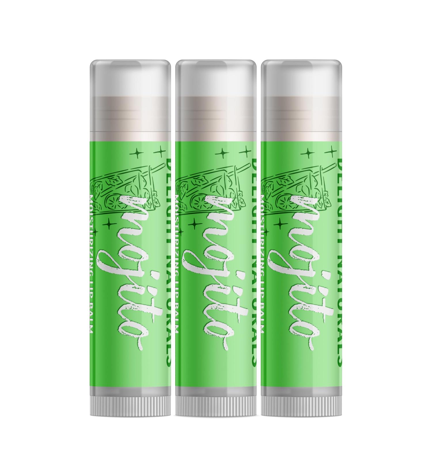 Delight Naturals Mojito Lip Balm - Three Pack 3 Pack - Buy Online on GoSupps.com