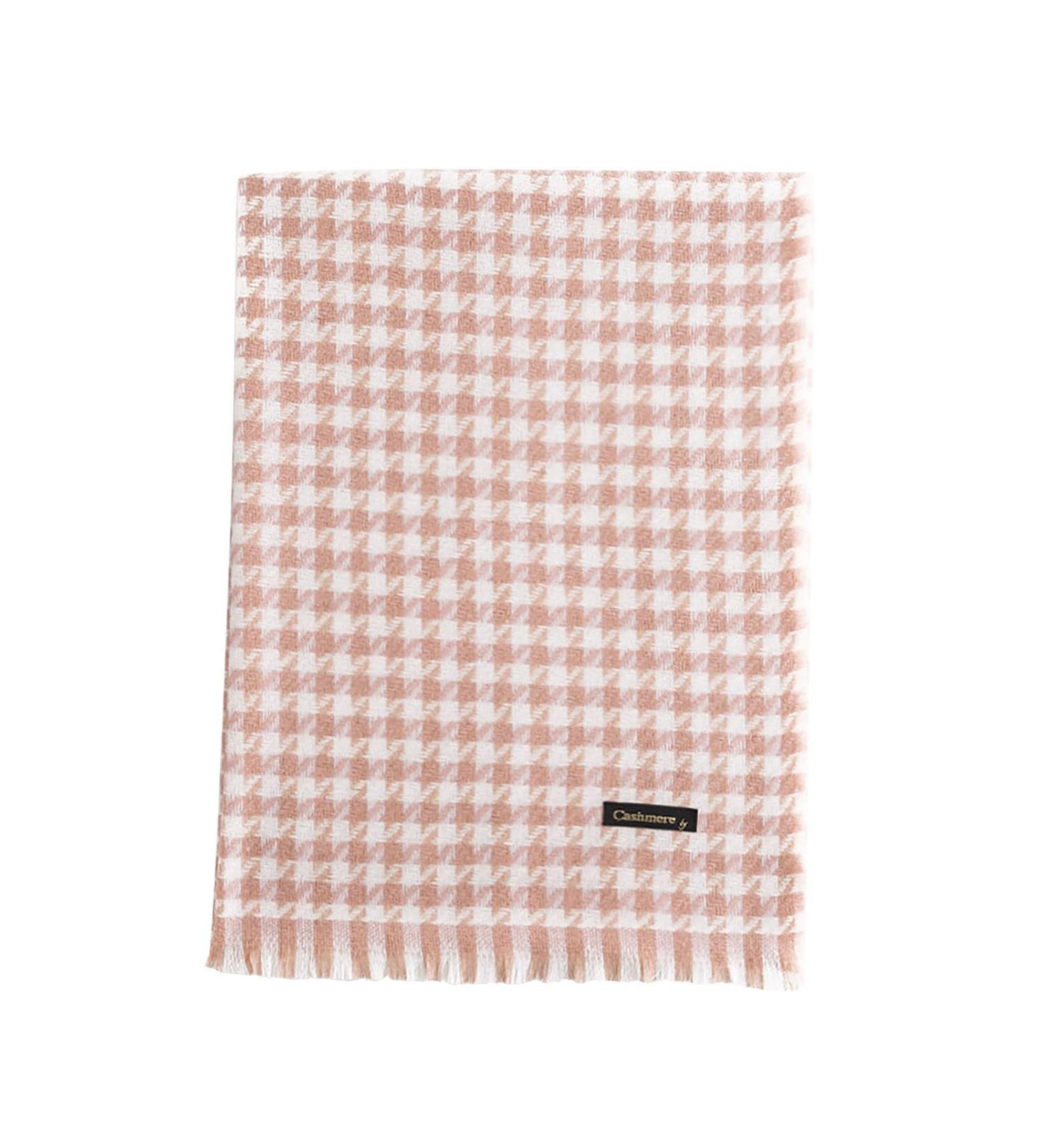 Warm Cotton Triangular Scarf for Women - Classic Poncho & Cape | Pink Winter Triangle Scarf - Buy Online on GoSupps.com