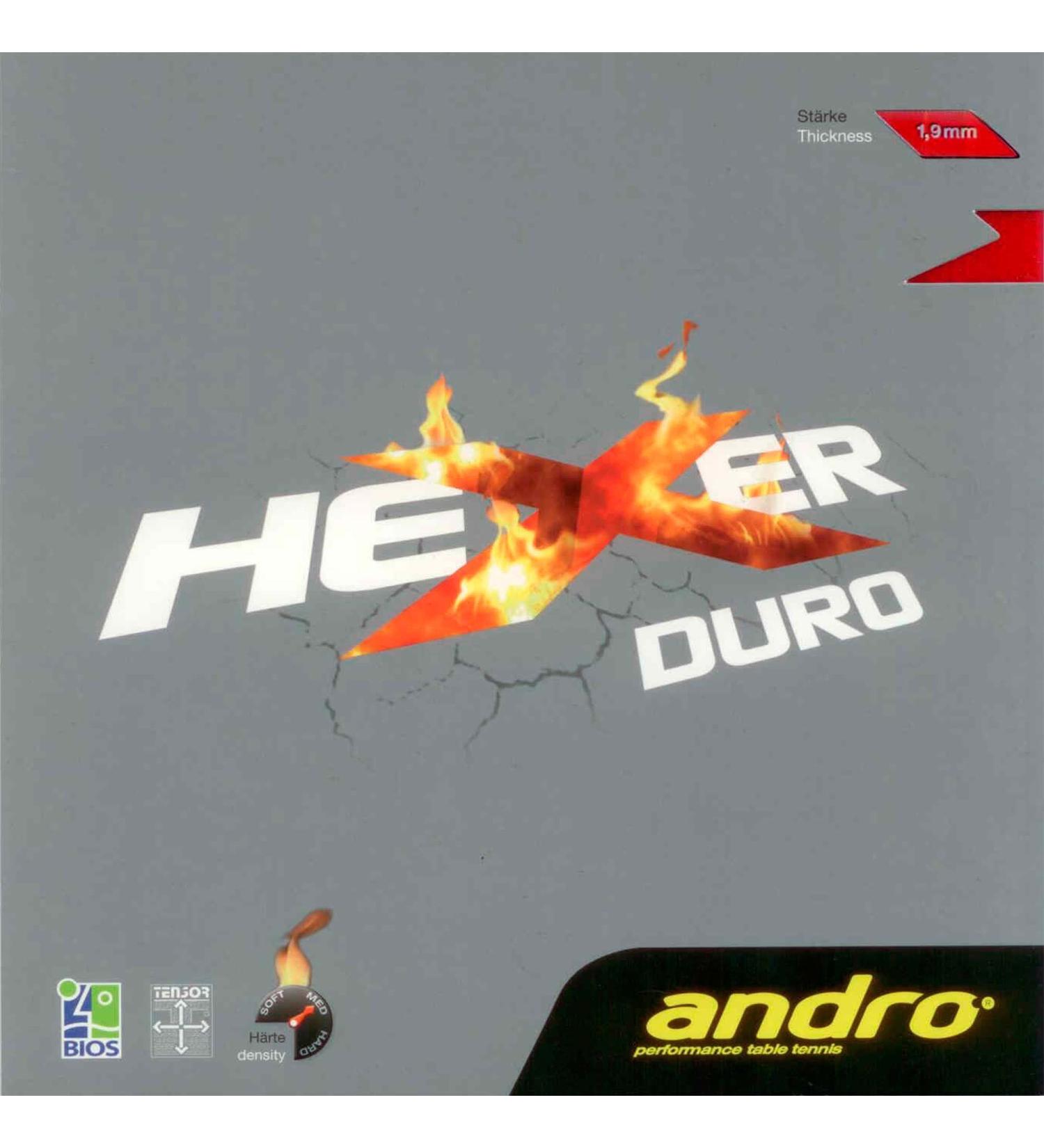 Andro Belage Hexer Duro Schwarz 1.9 mm