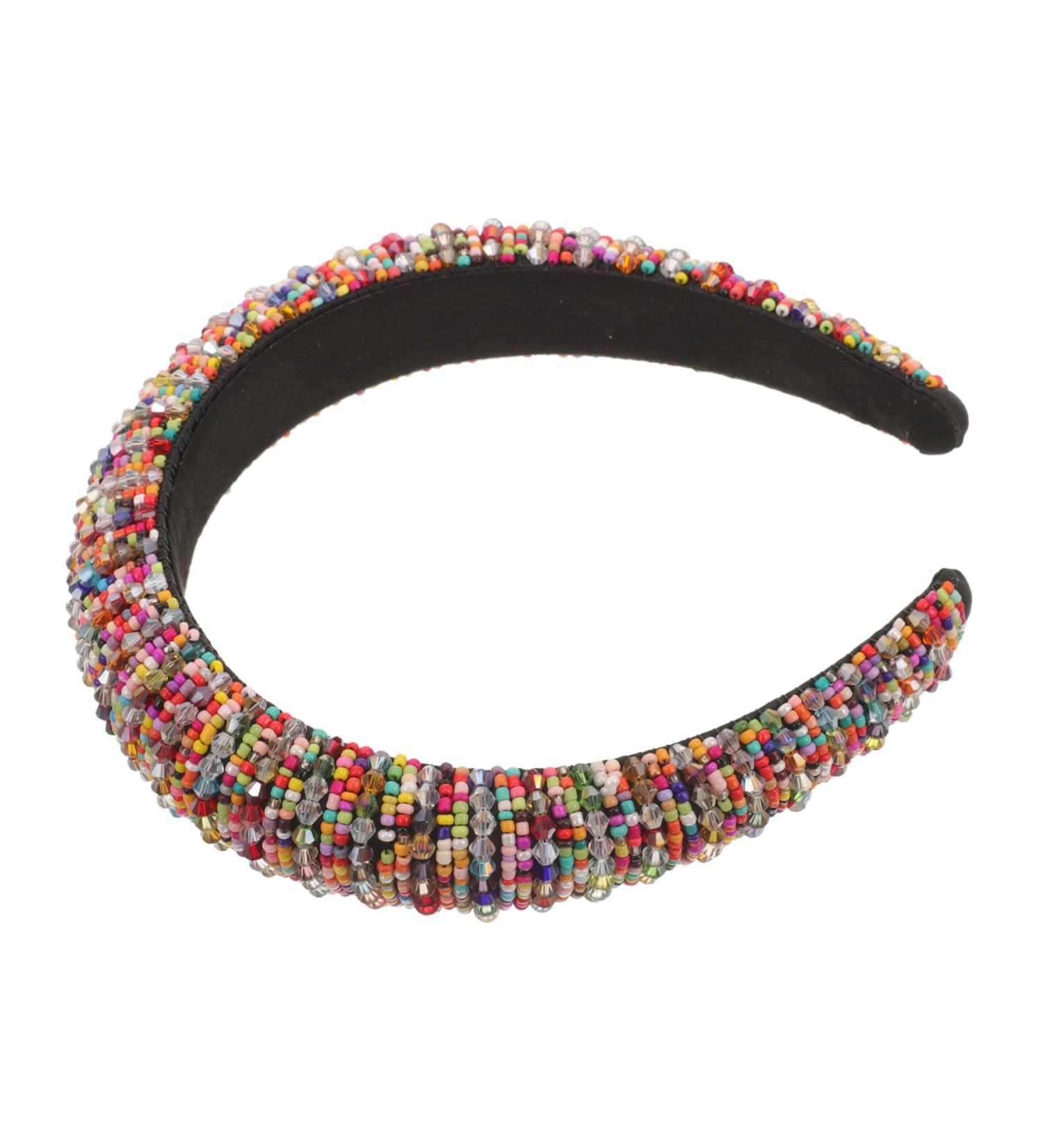 FRCOLOR Crystal Diamond Headband Stylish Hair Hoop Fashionable Women Headwear Elastic Headbands Makeup Sponge Party Big Jeweled Headbands Turban Rhinestone Red Elasticity Women's Baroque - Buy Online on GoSupps.com