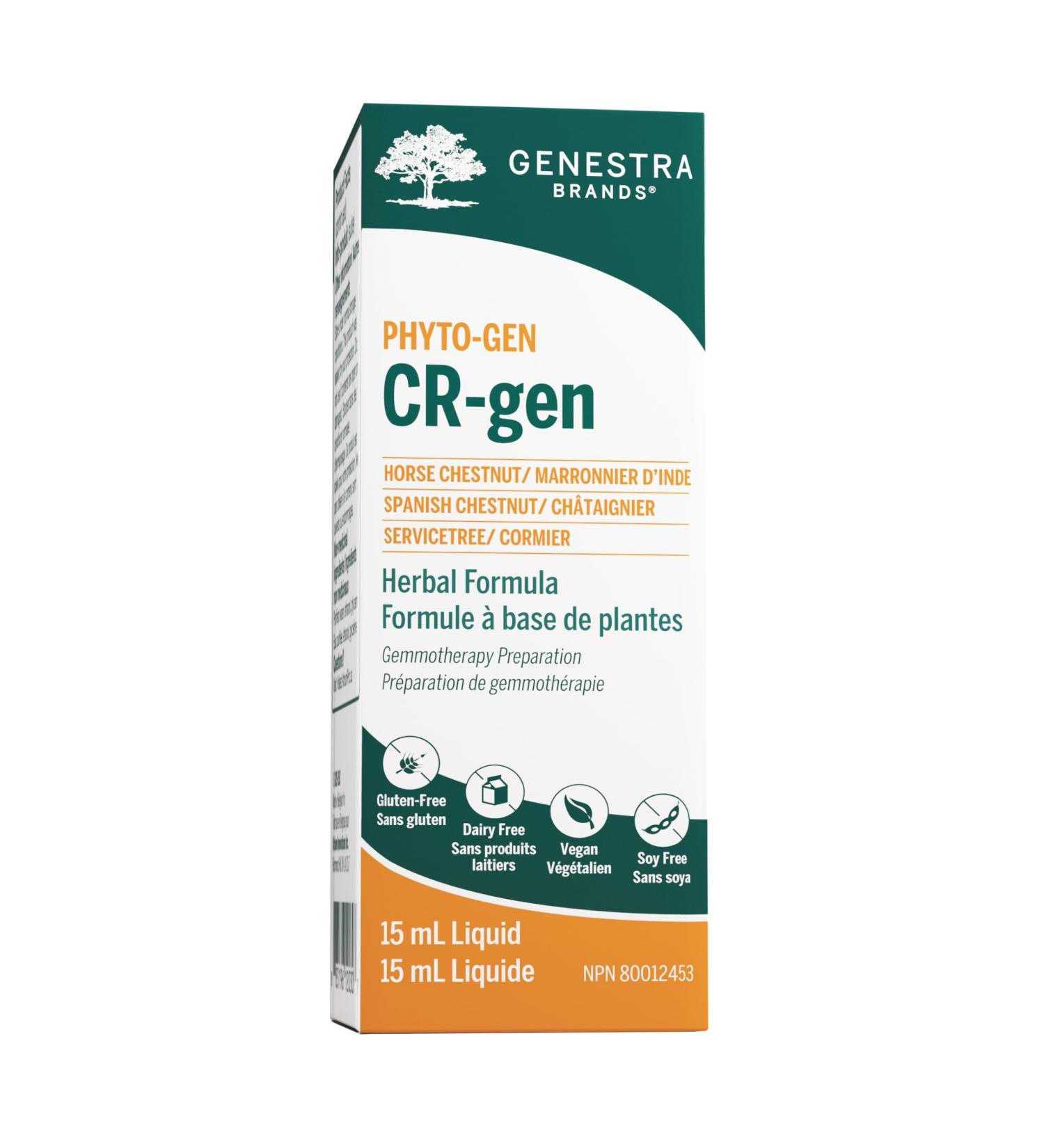 Genestra Brands - Cir-gen - Horse Chestnut Spanish Chestnut and Servicetree Herbal Supplement - 15 ml Liquid - Buy Online on GoSupps.com