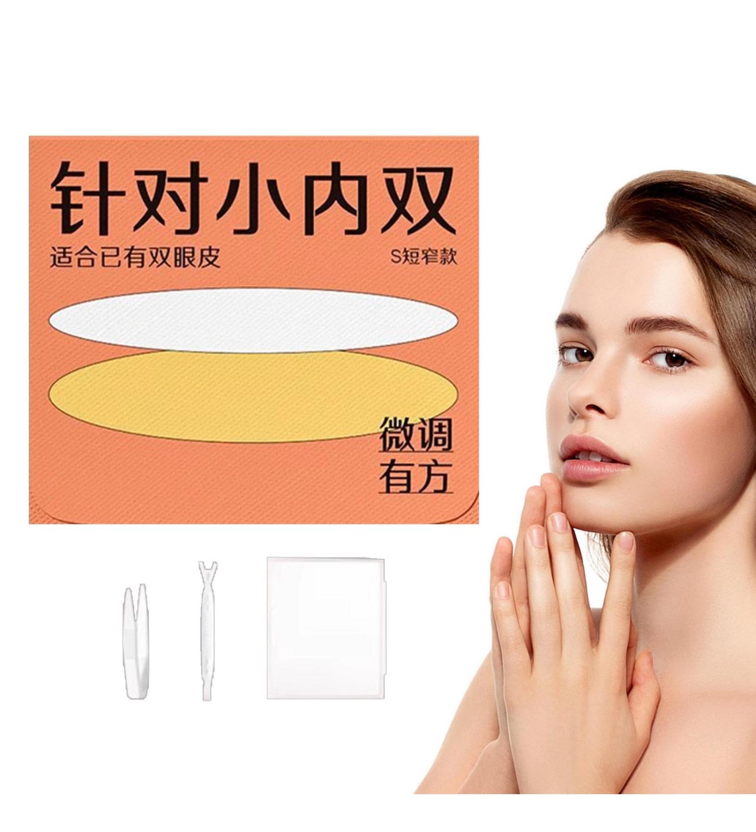 Invisible Eyelid Tape | Eyelid Tape for Hooded Eyes Invisible | Waterproof Droopy Eyelid Lifter Waterproof Eyelid Tape - Professional Eye Strips Eye Lid Contour Stickers For Natural Daily Makeup - Buy Online on GoSupps.com