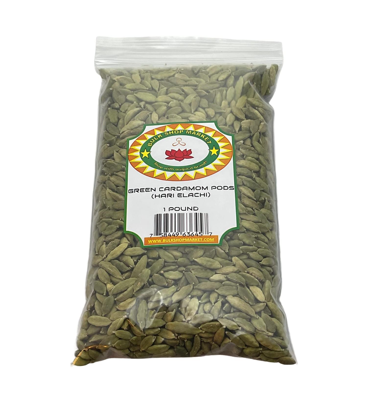 GREEN CARDAMOM WHOLE 1 POUND SPICE BY BULKSHOPMARKET