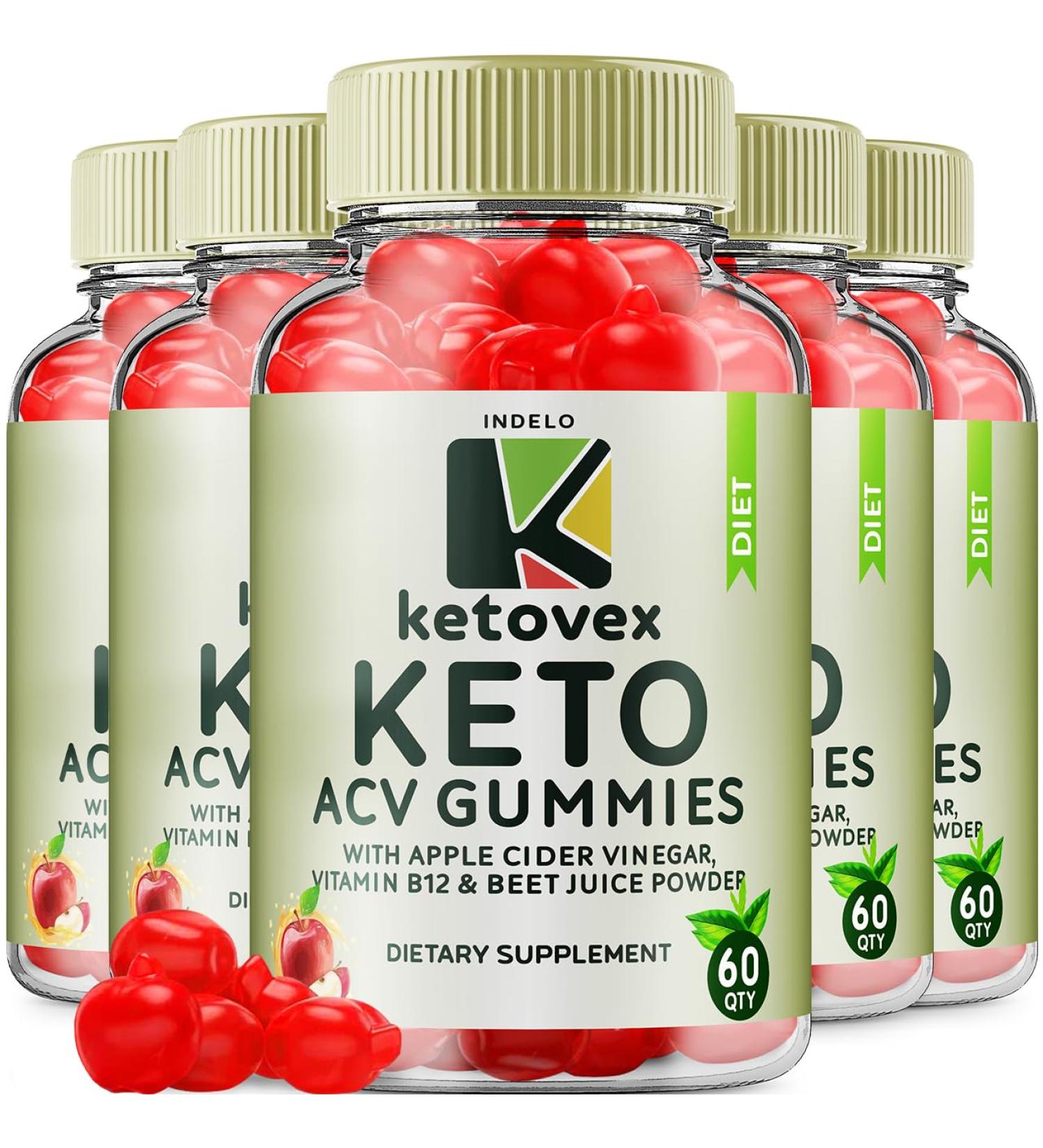 (5 Pack) Ketovex Keto BHB Gummies Advanced Formula Ketovex BHB Weight Management ACV Gummies Reviews Ketovex ACV Keto Vex BHB Gummy Gomitas Ketosis Ketovex Gummies B12 (300 Gummies) - Buy Online on GoSupps.com